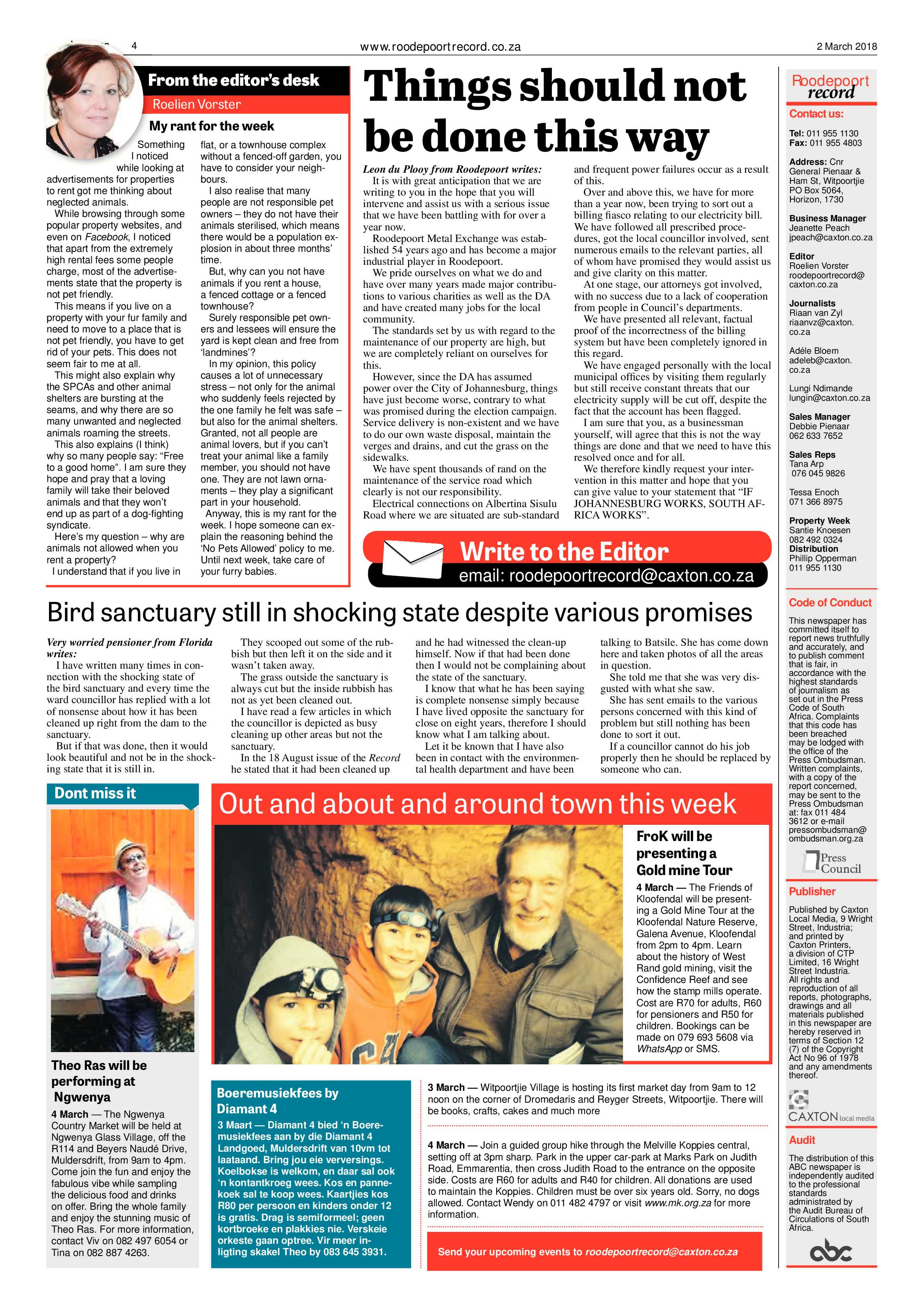 Roodepoort Record 2 March 2018 page 4