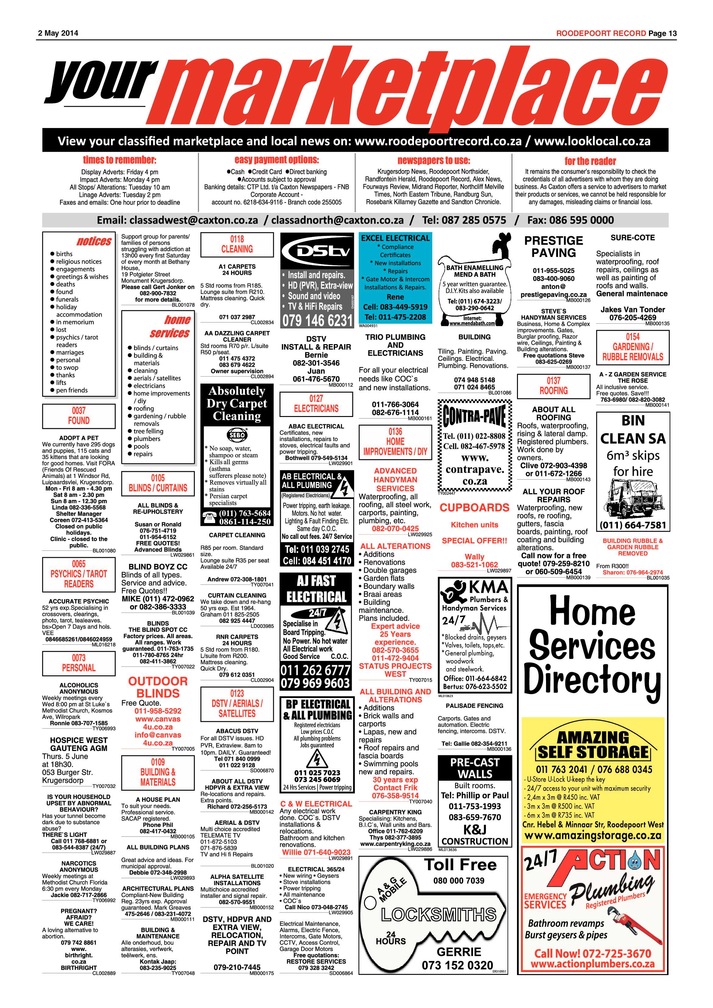 Roodepoort Record 2 May 2014 page 13