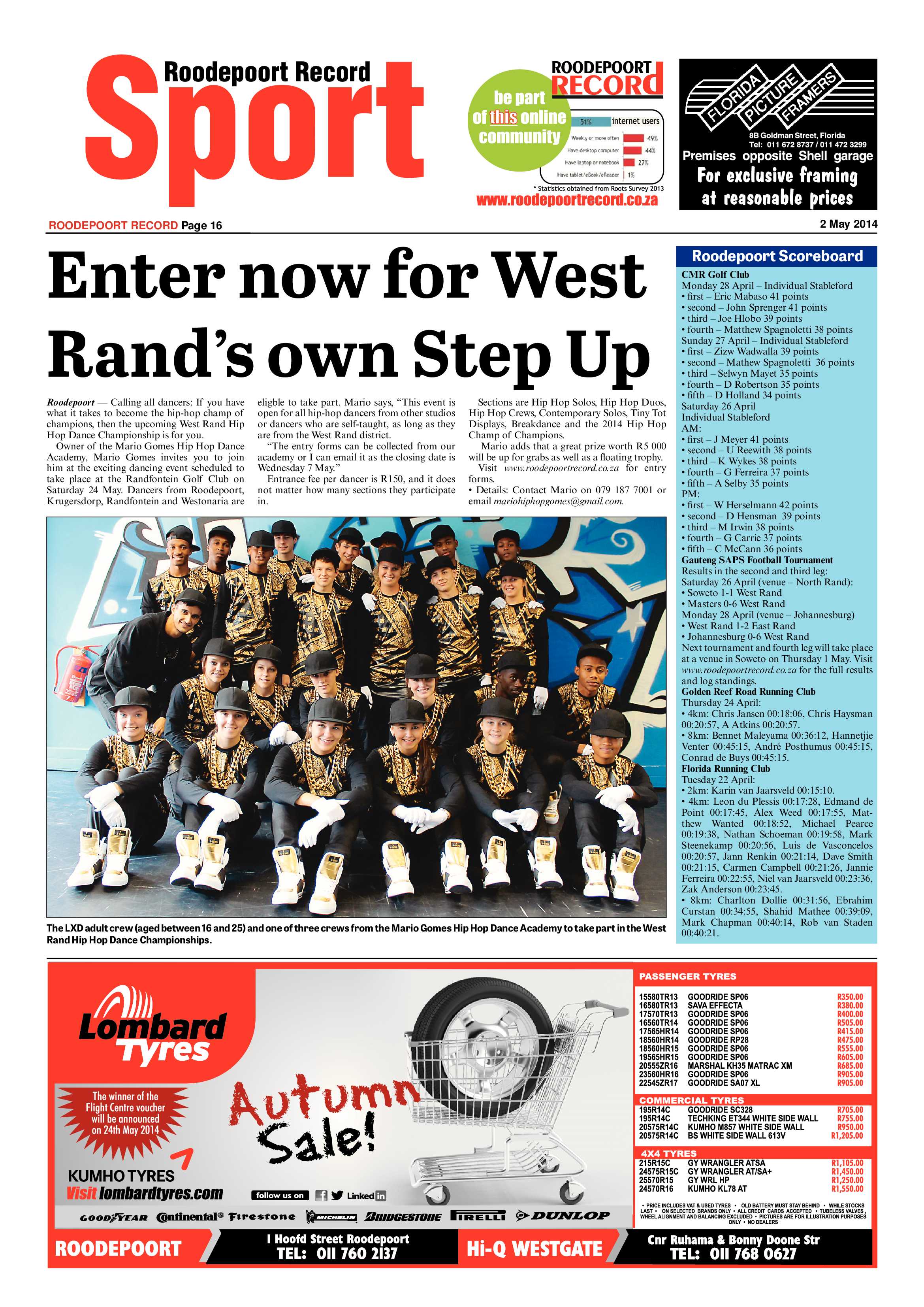 Roodepoort Record 2 May 2014 page 16