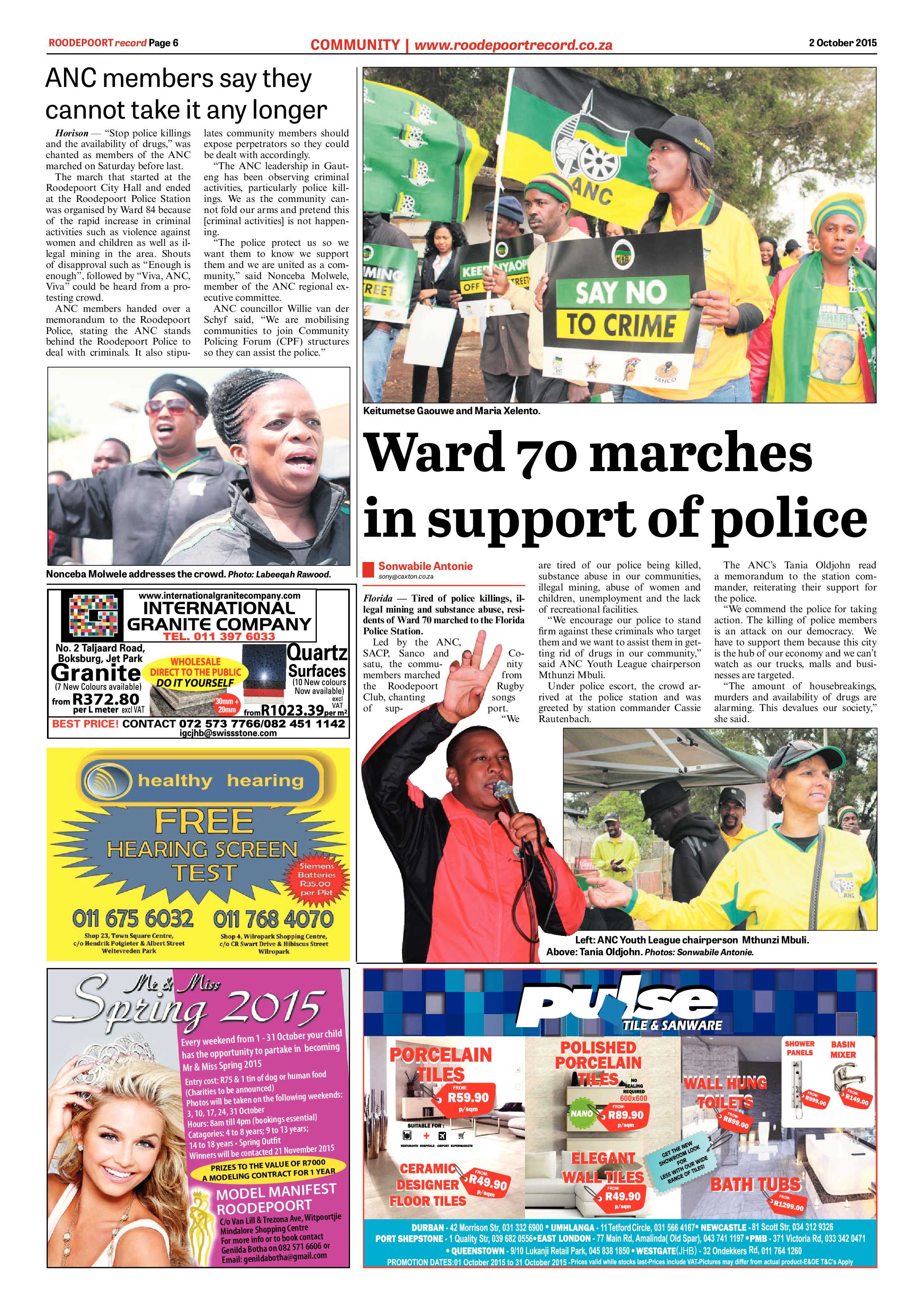 Roodepoort Record 2 October 2015 page 6