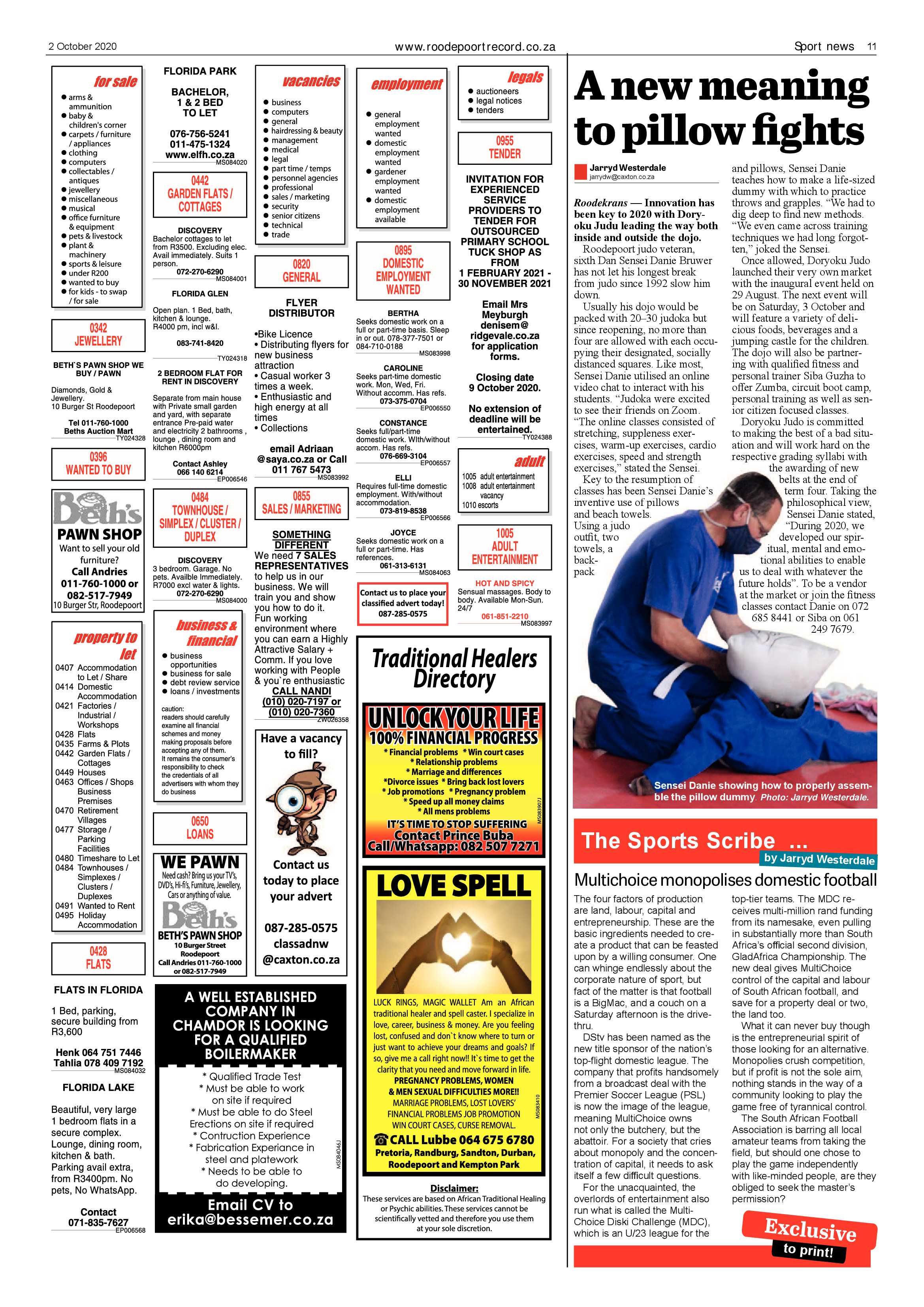 Roodepoort Record 2 October 2020 page 11