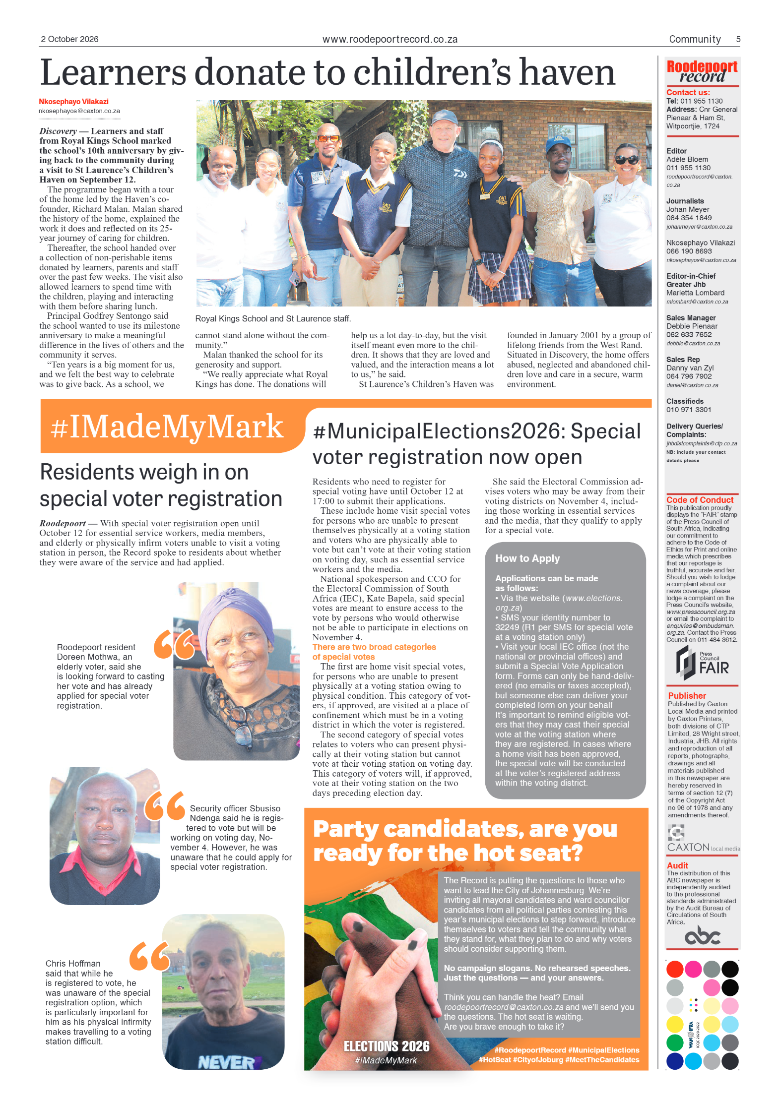 Roodepoort Record 2 October 2026 page 5