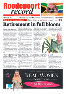 Roodepoort Record 2 October 2026