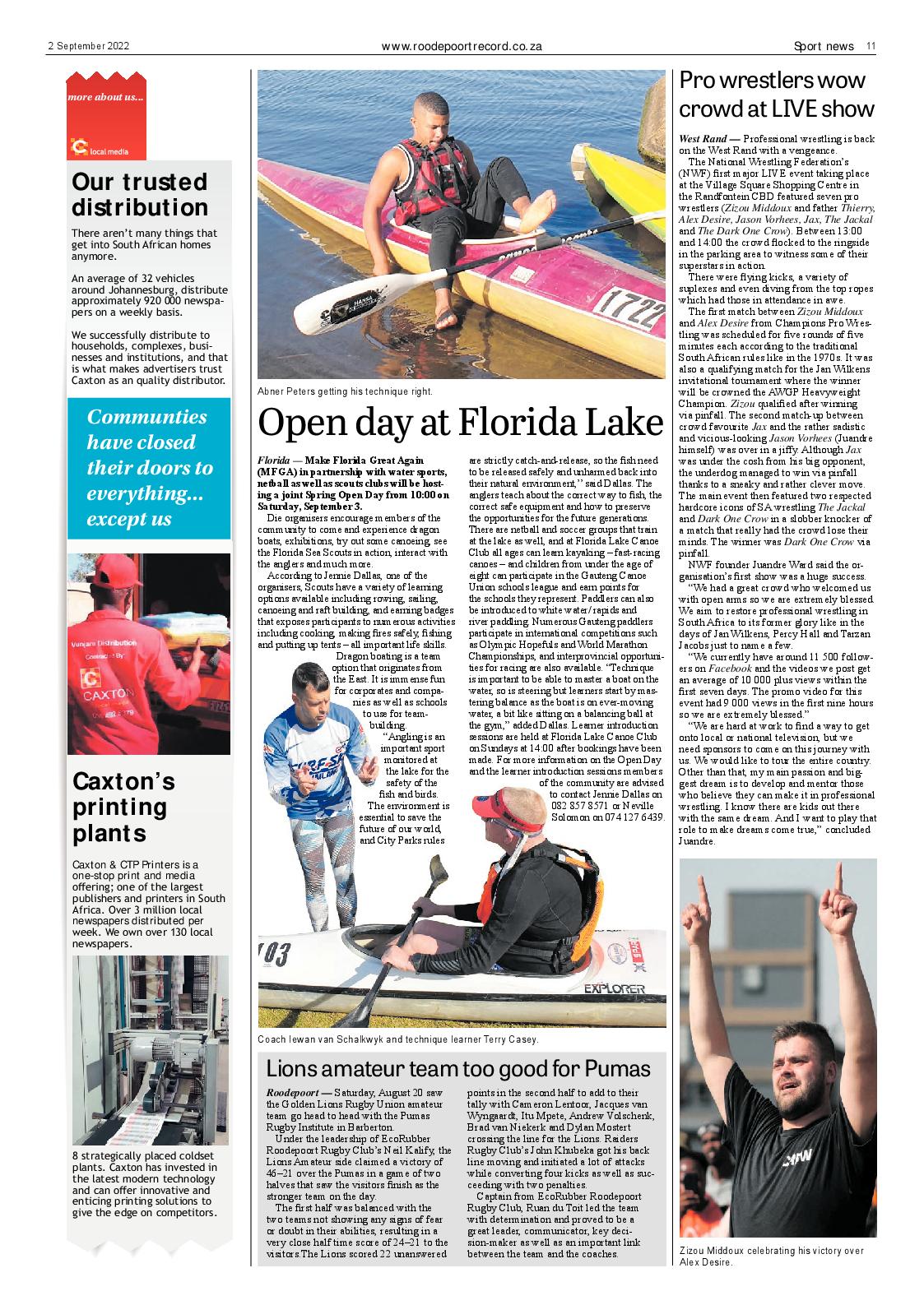 Roodepoort Record 2 September 2022 page 11