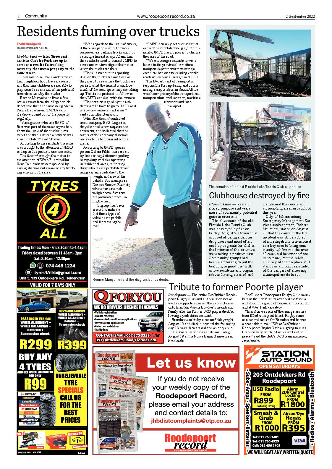 Roodepoort Record 2 September 2022 page 2