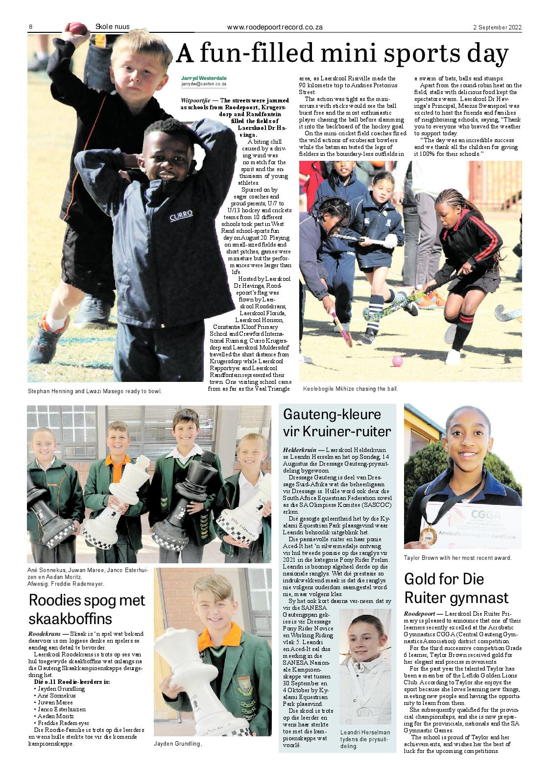 Roodepoort Record 2 September 2022 page 8