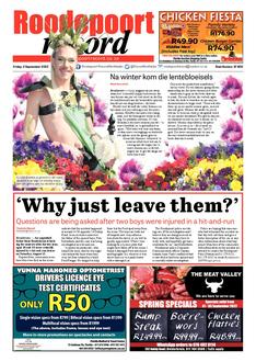 Roodepoort Record 2 September 2022