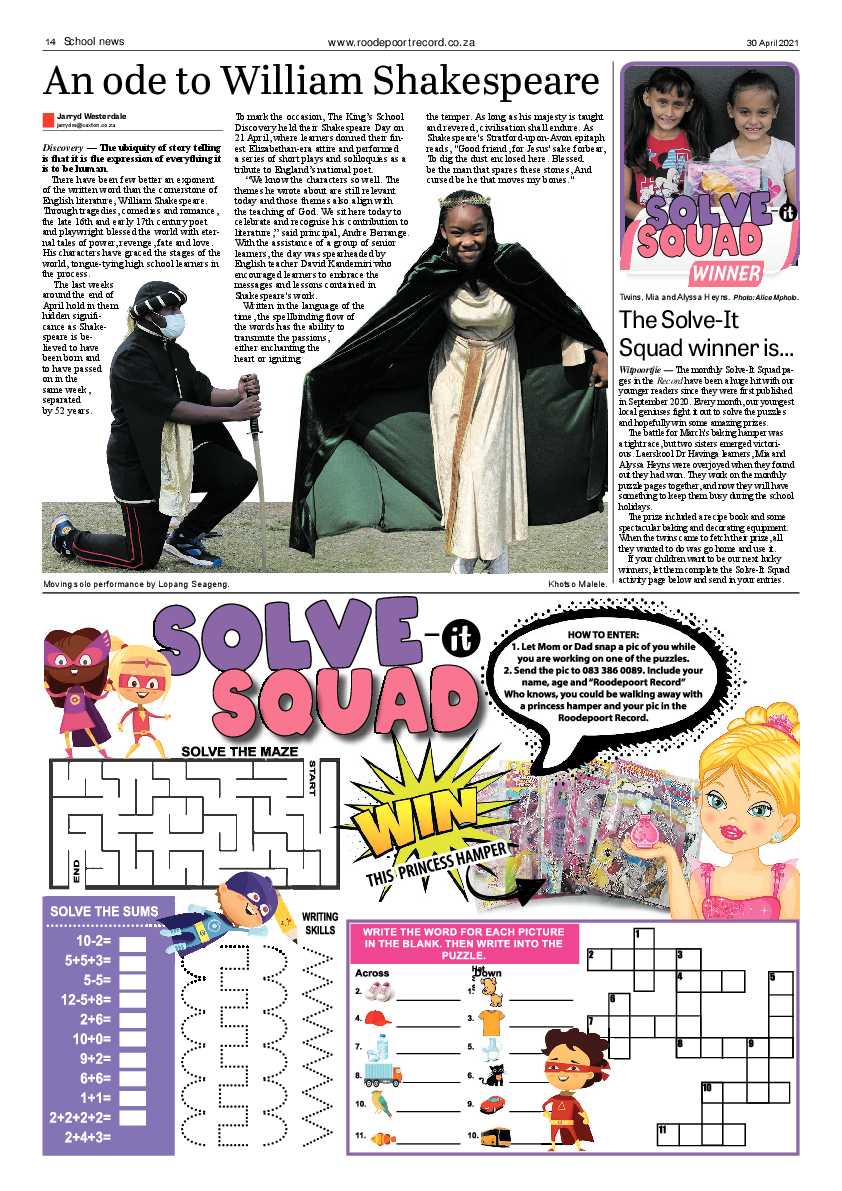 Roodepoort Record 30 April 2021 page 14
