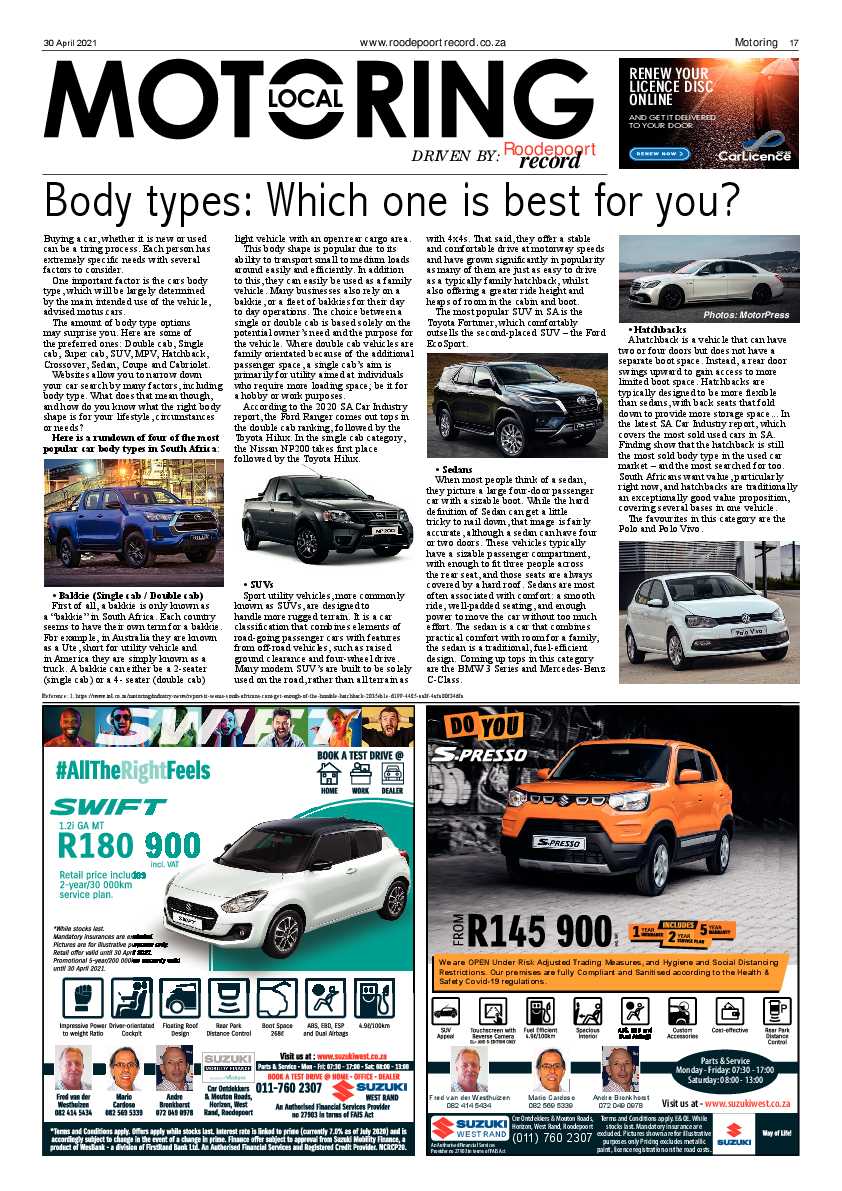 Roodepoort Record 30 April 2021 page 17