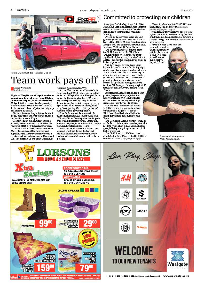 Roodepoort Record 30 April 2021 page 2