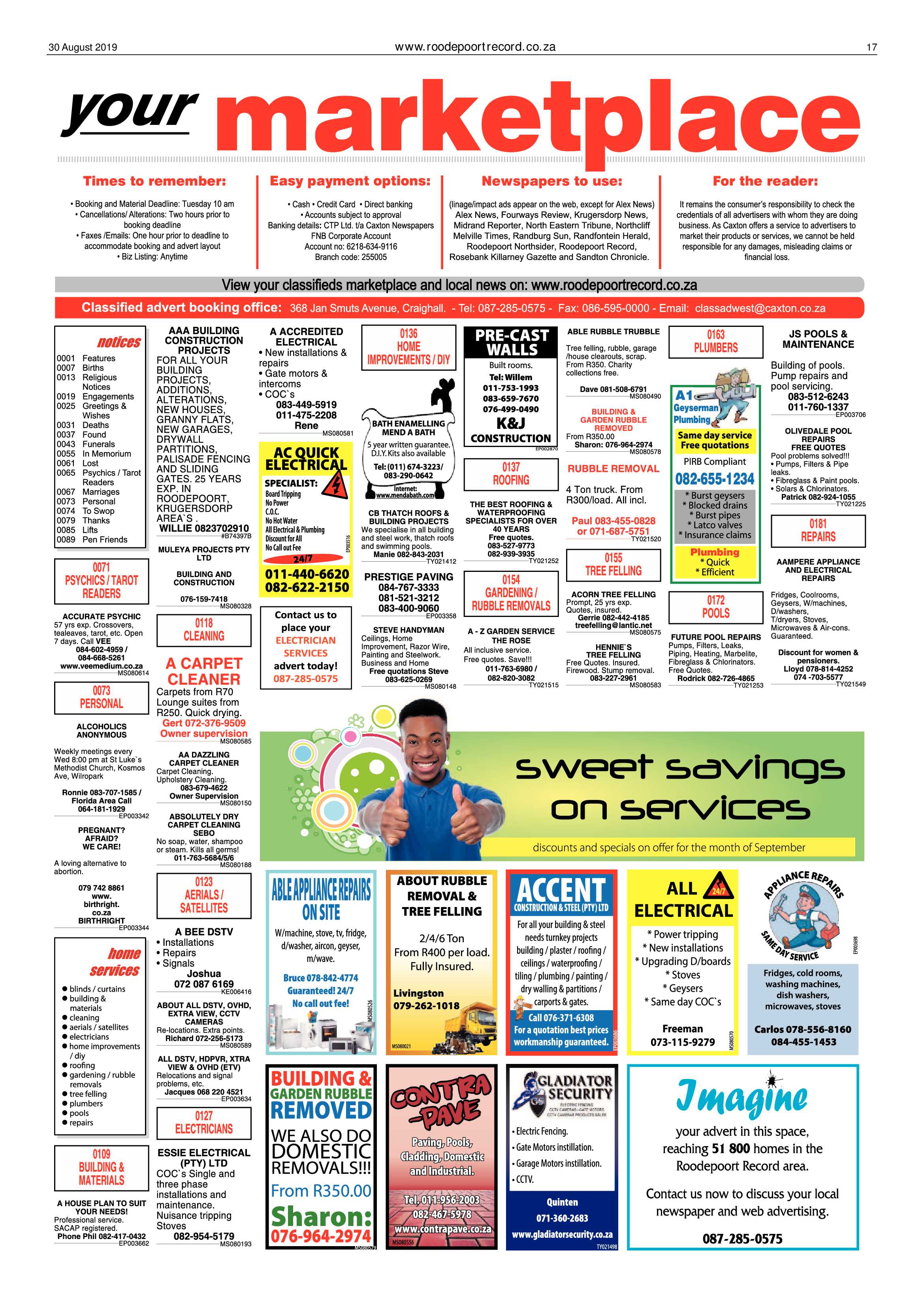 Roodepoort Record 30 August 2019 page 17