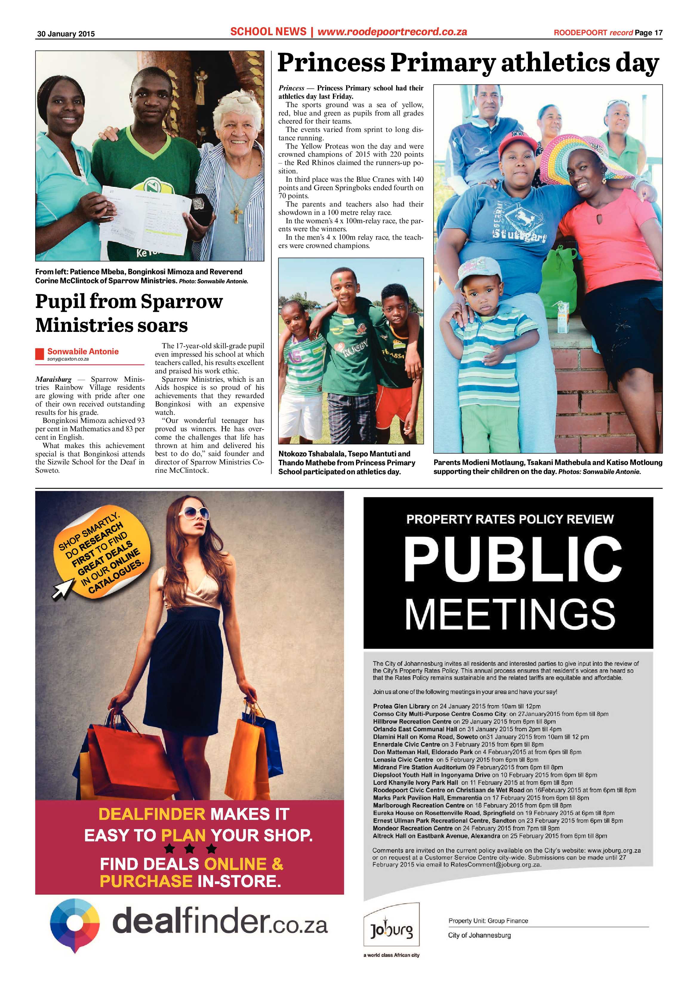 Roodepoort Record 30 January 2015 page 17