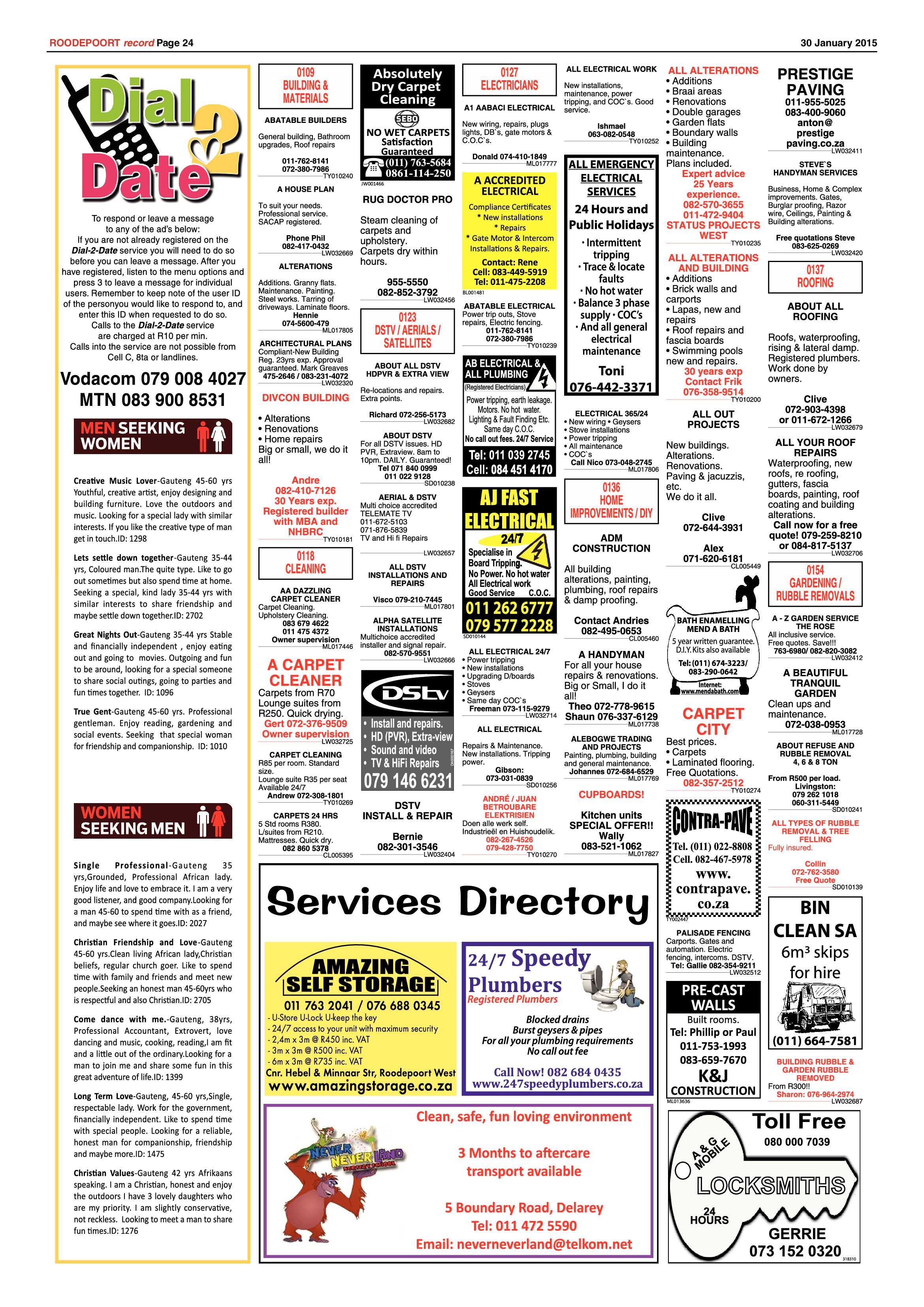 Roodepoort Record 30 January 2015 page 24