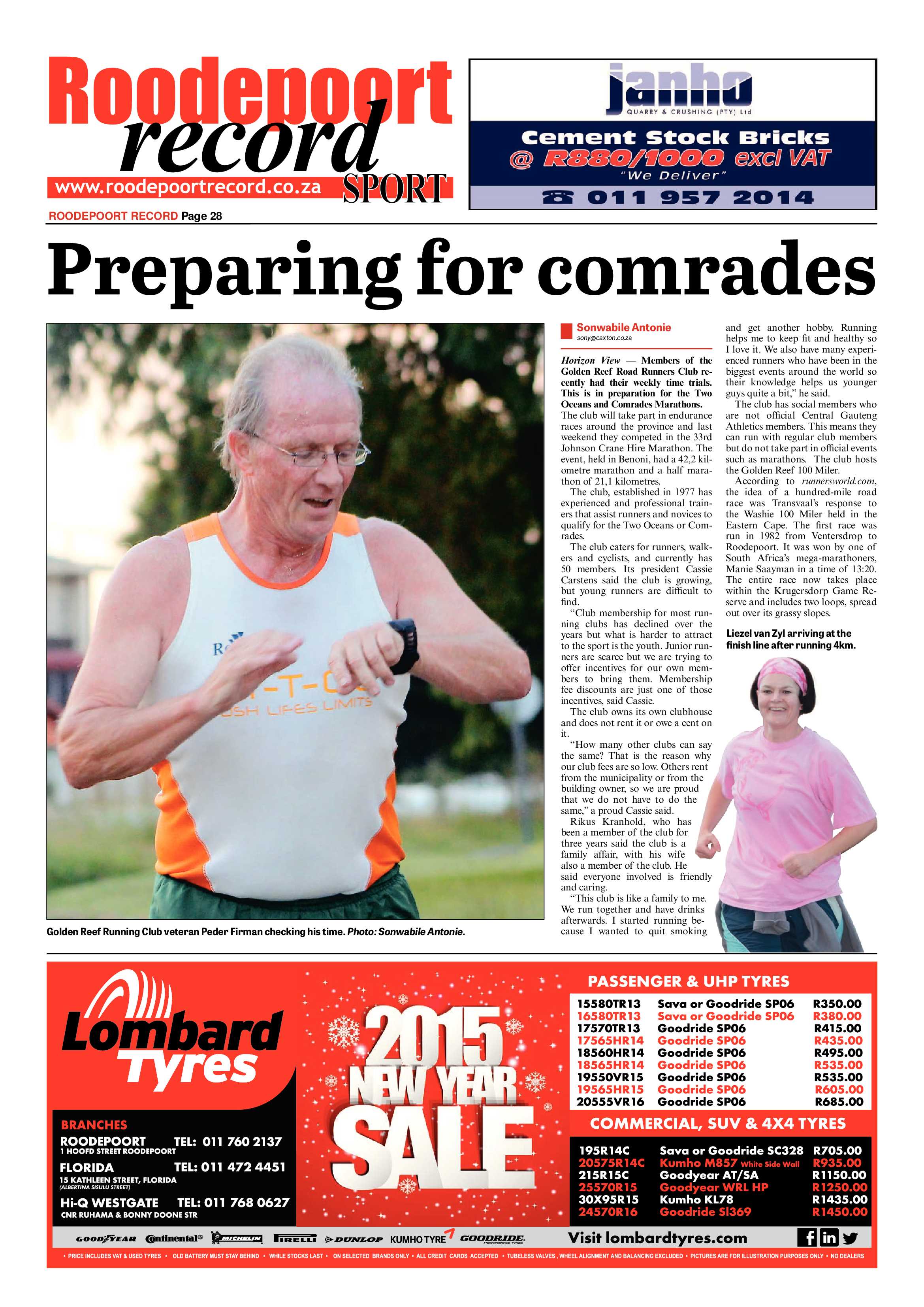 Roodepoort Record 30 January 2015 page 28
