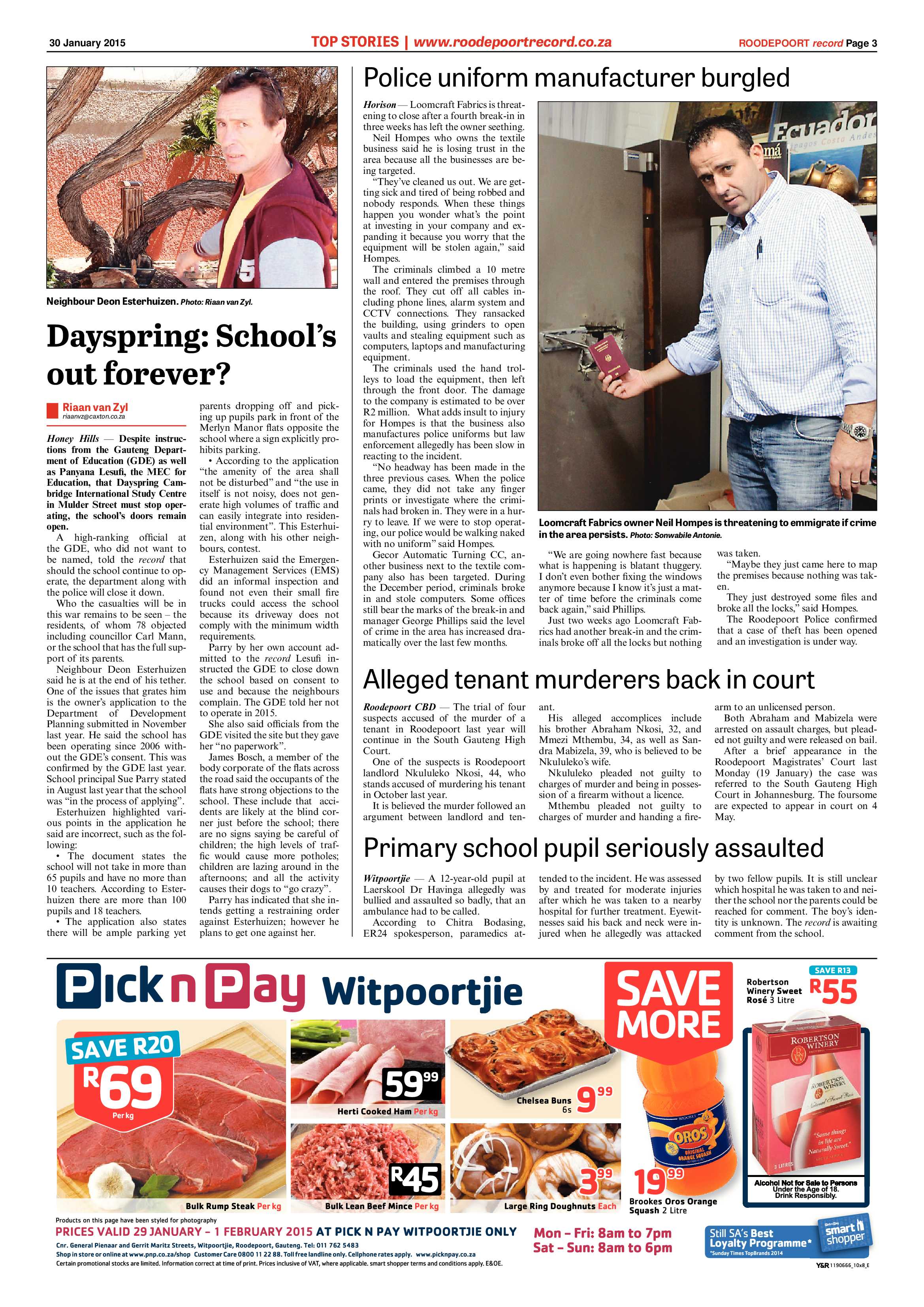 Roodepoort Record 30 January 2015 page 3