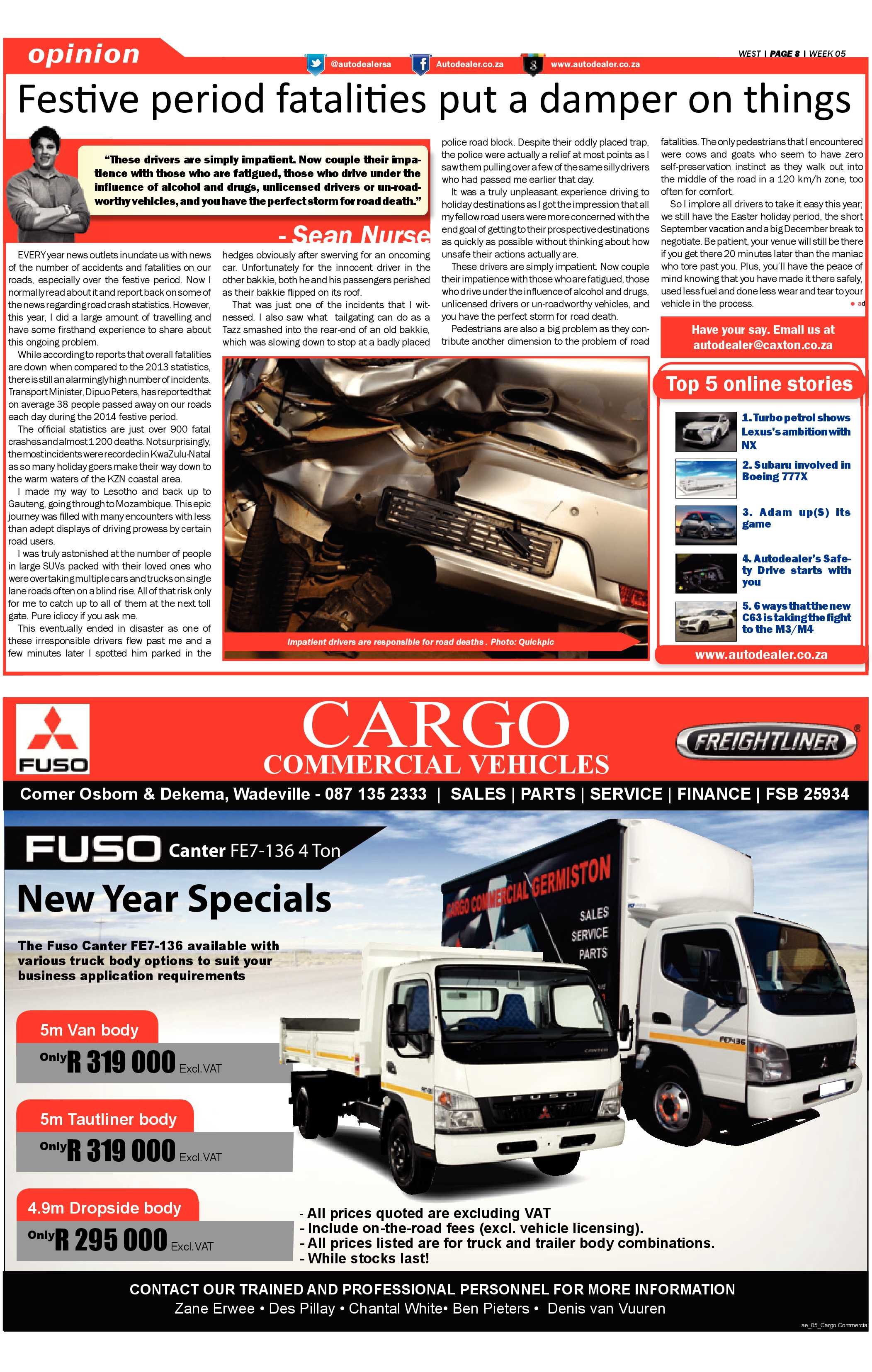 Roodepoort Record 30 January 2015 page 36