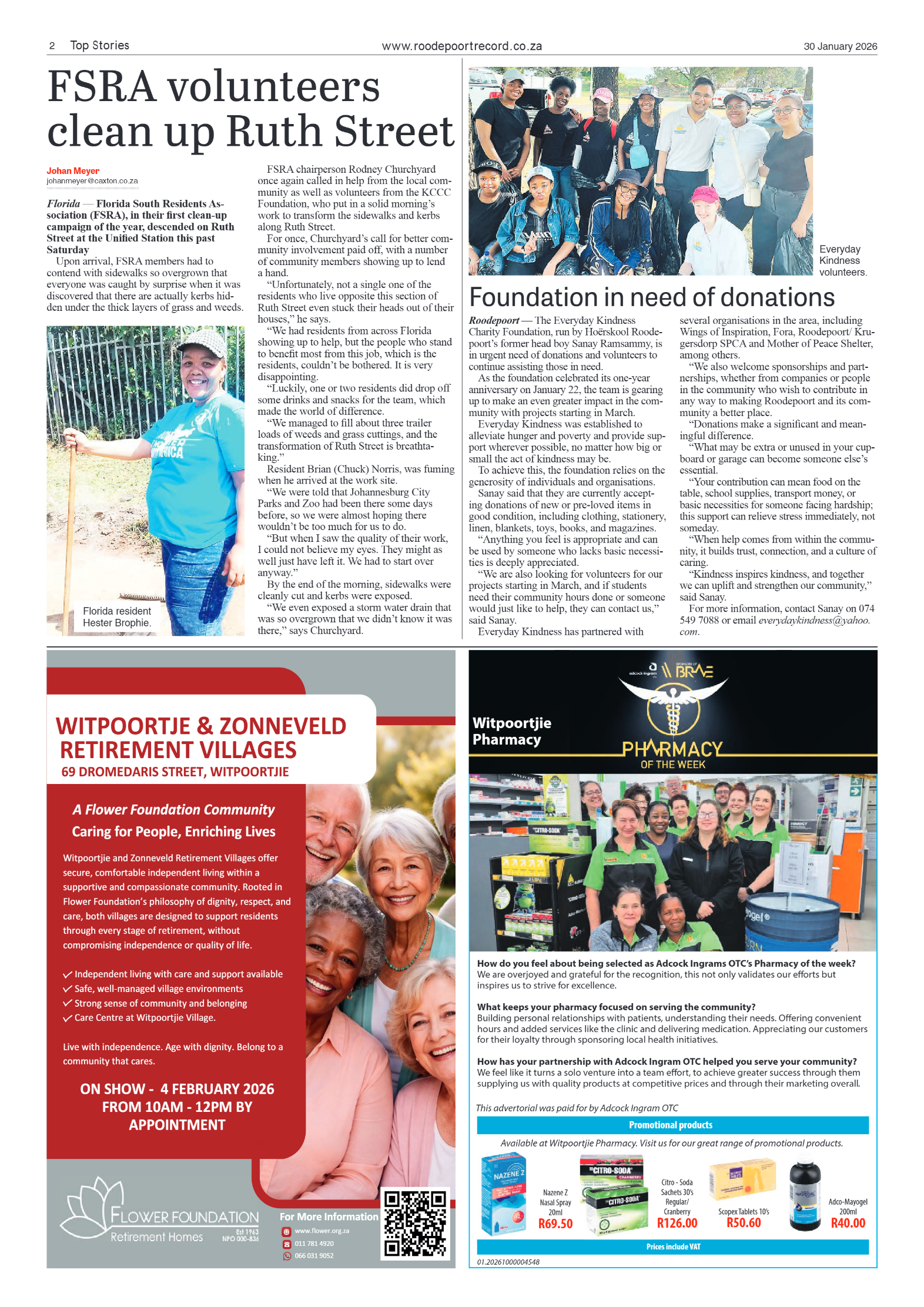 Roodepoort Record 30 January 2026 page 2