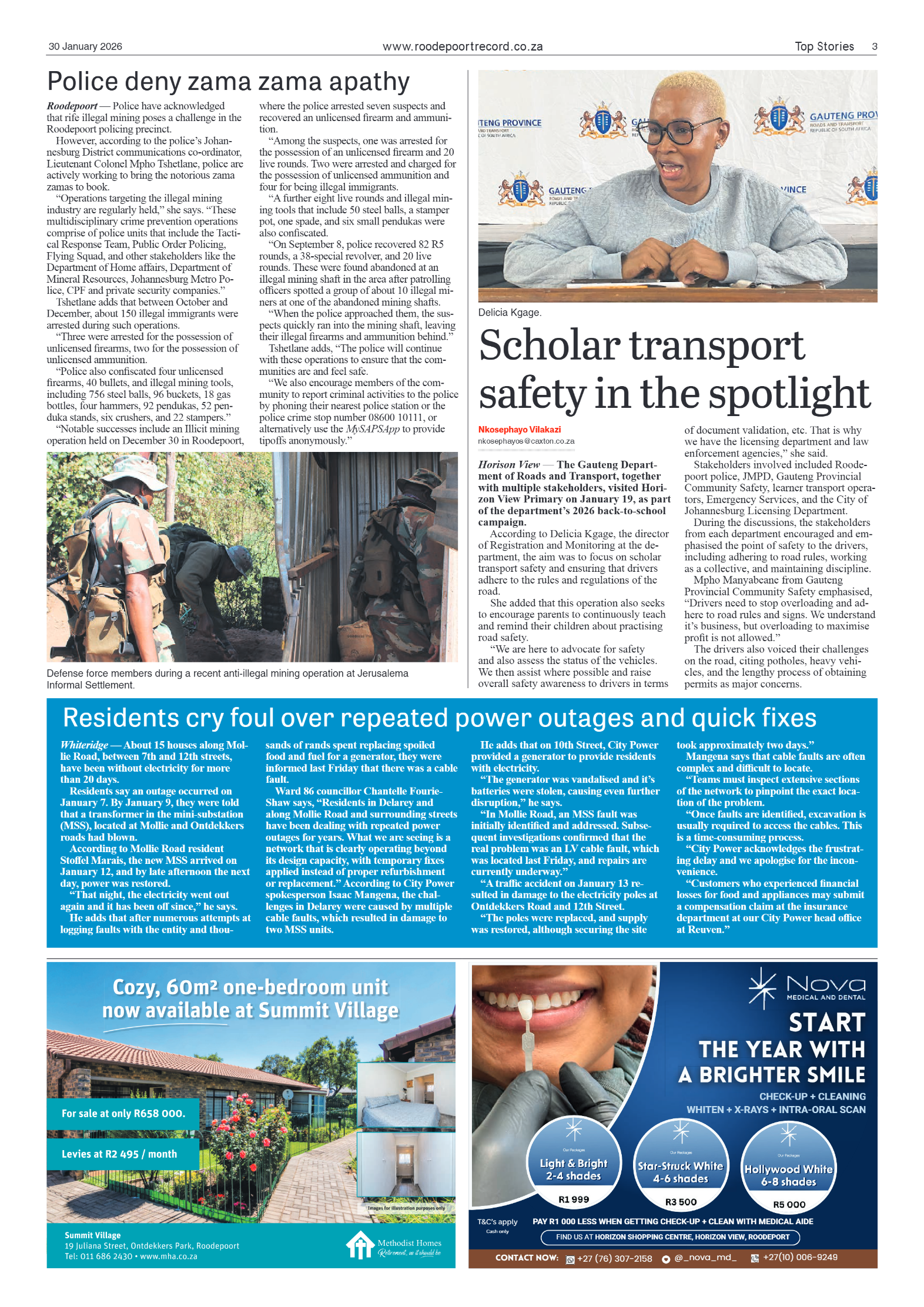 Roodepoort Record 30 January 2026 page 3