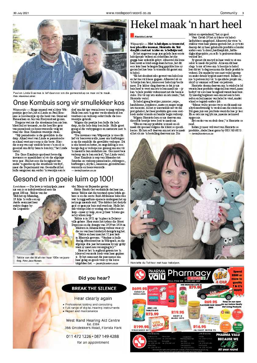 Roodepoort Record 30 July 2021 page 3
