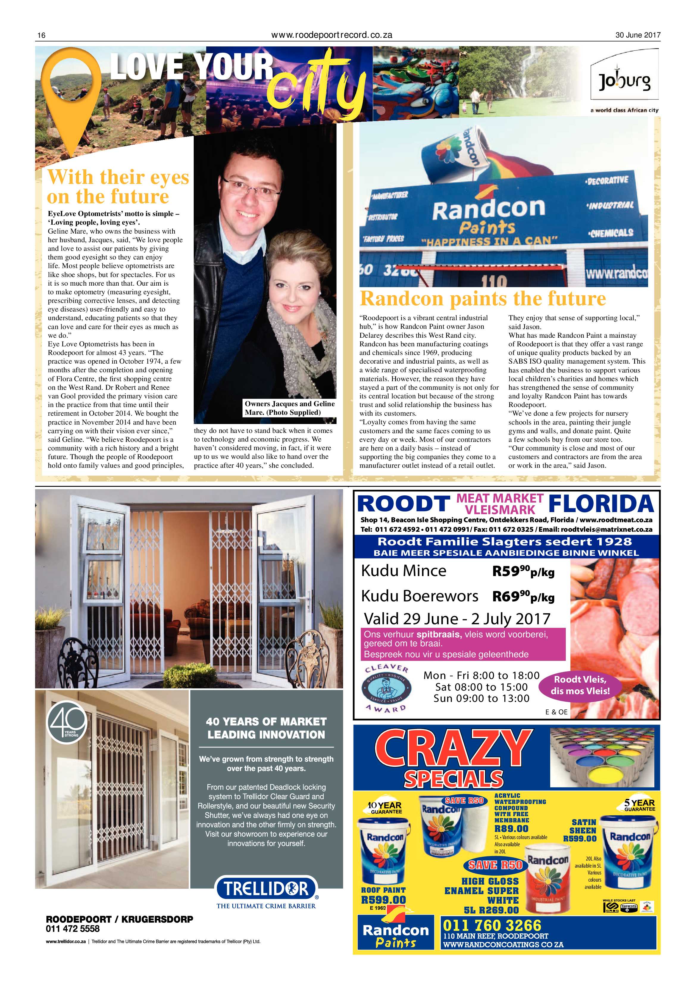 Roodepoort Record 30 June 2017 page 16
