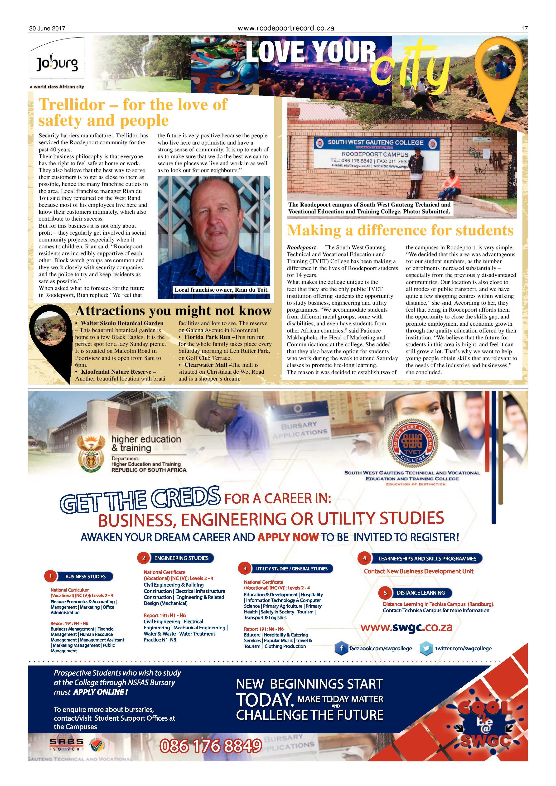 Roodepoort Record 30 June 2017 page 17