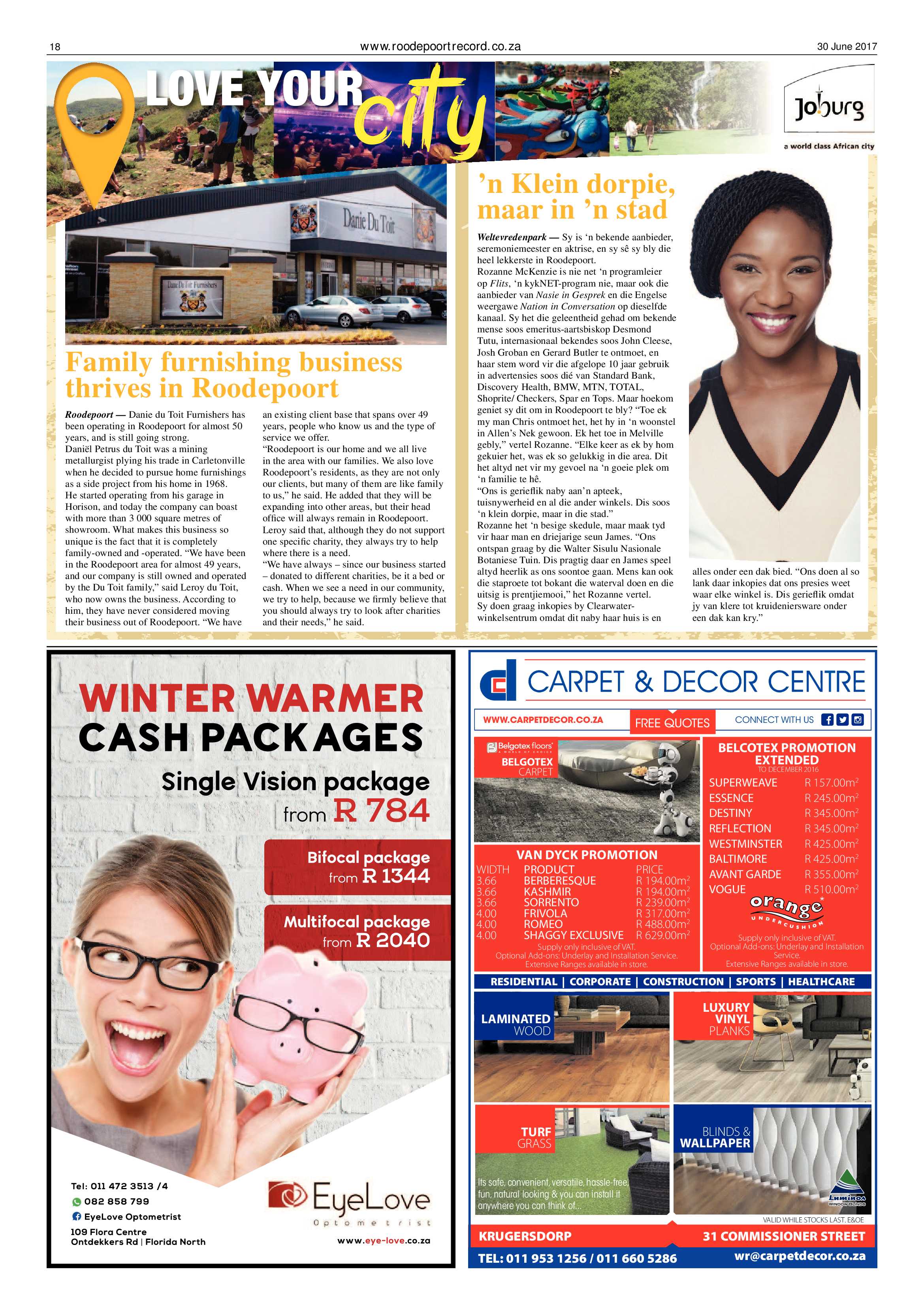 Roodepoort Record 30 June 2017 page 18