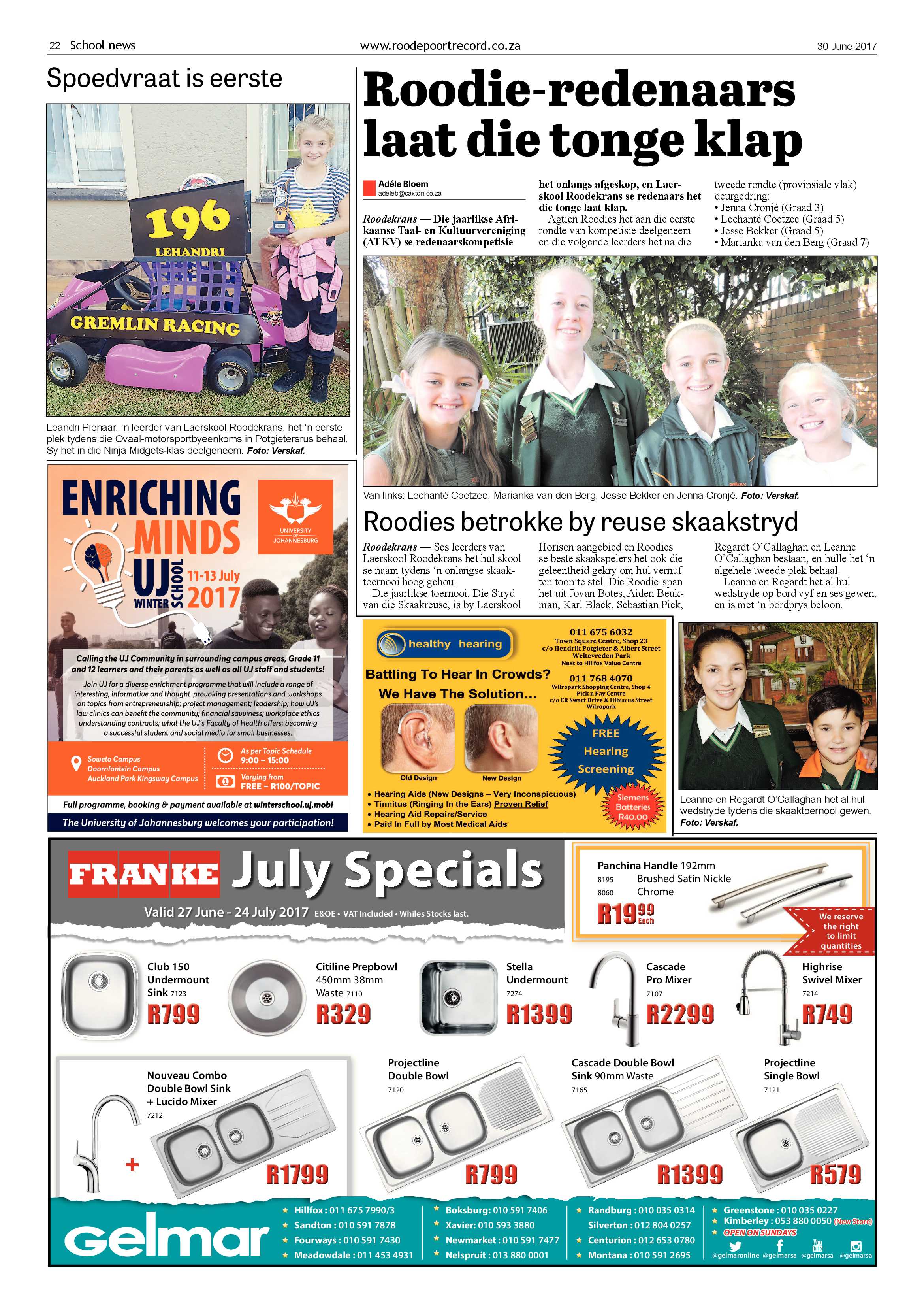 Roodepoort Record 30 June 2017 page 22