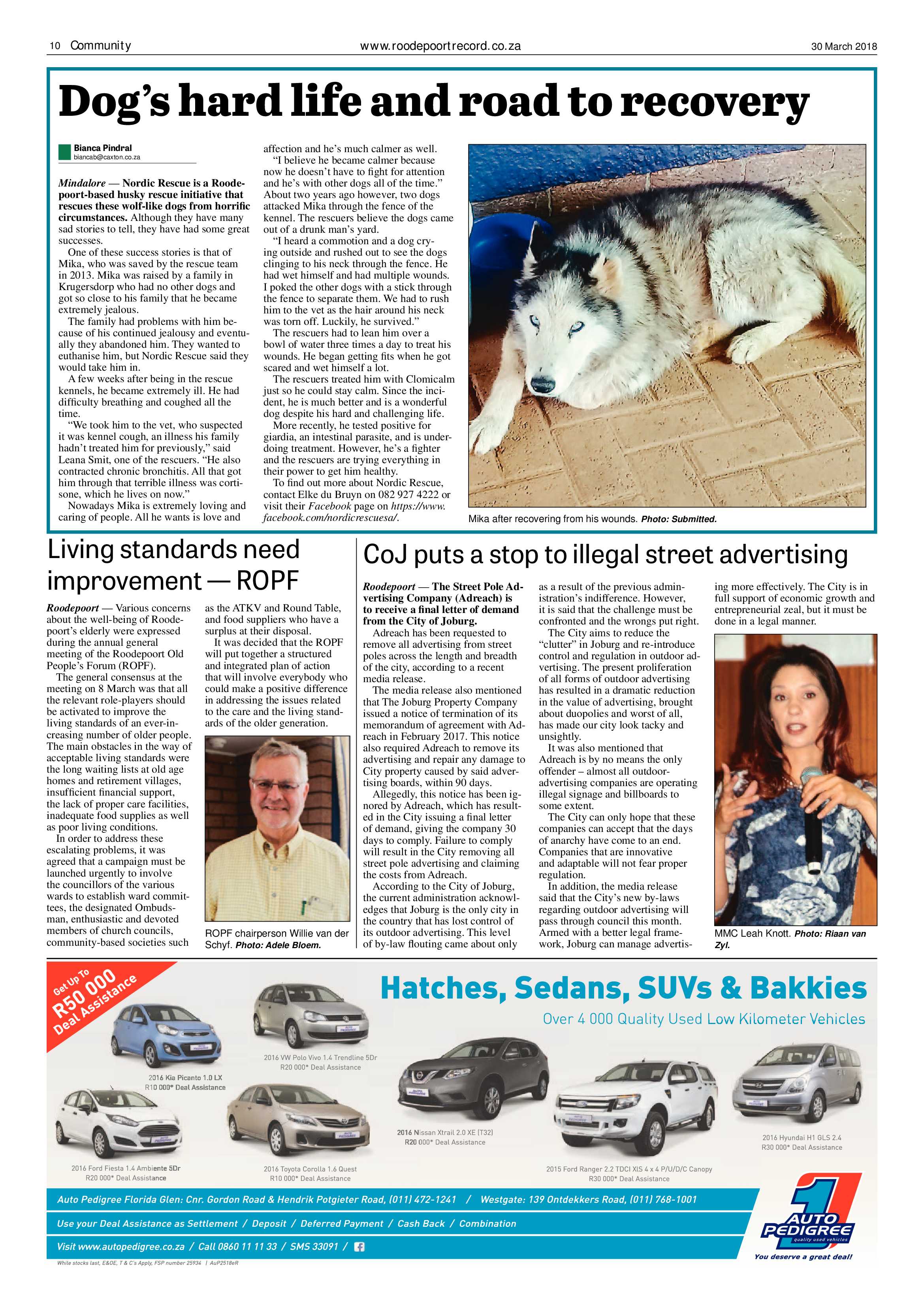 Roodepoort Record 30 March 2018 page 10