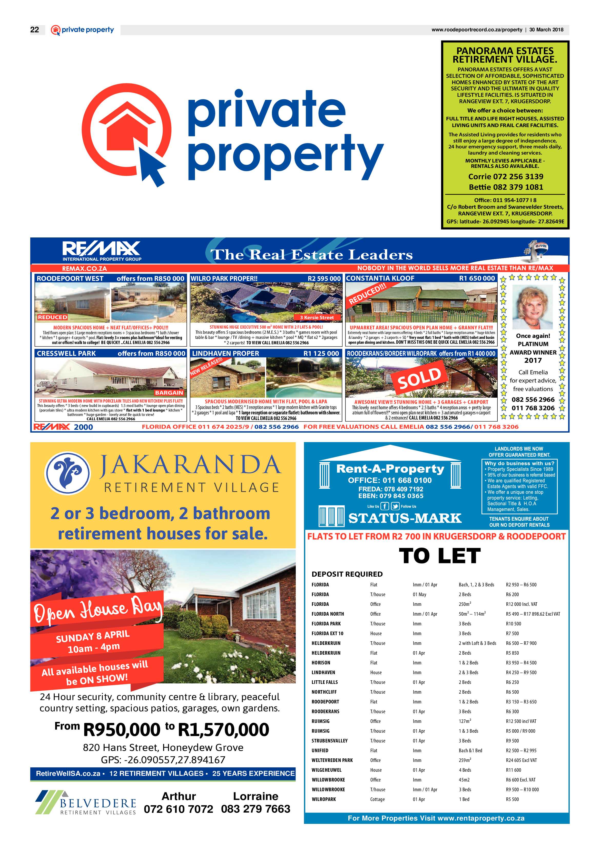 Roodepoort Record 30 March 2018 page 22