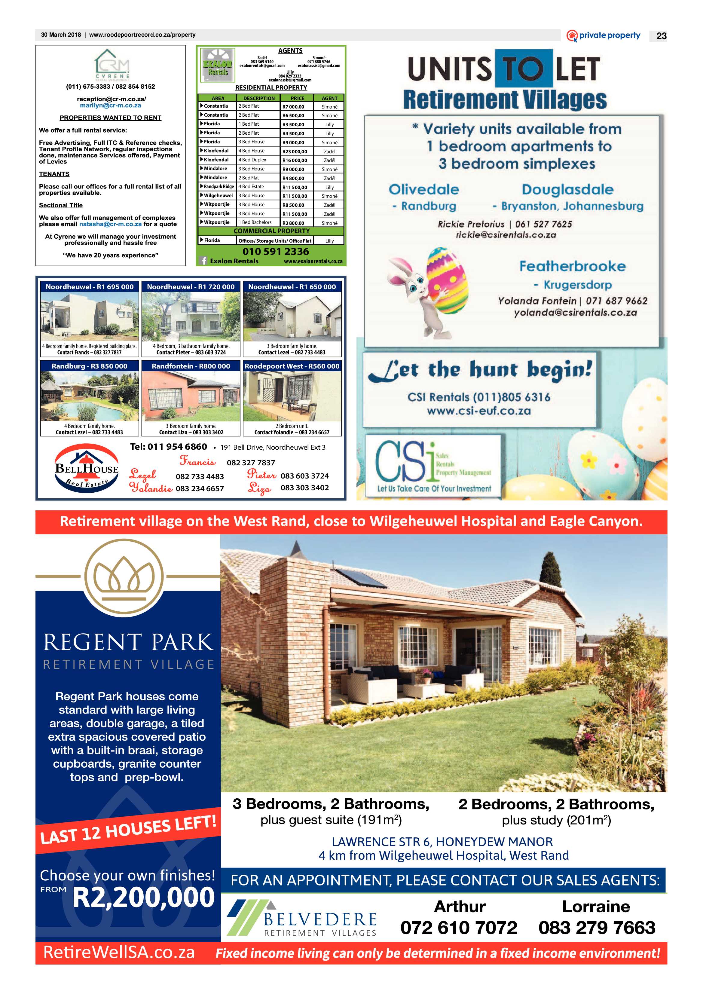 Roodepoort Record 30 March 2018 page 23