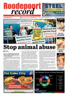 Roodepoort Record 30 March 2018