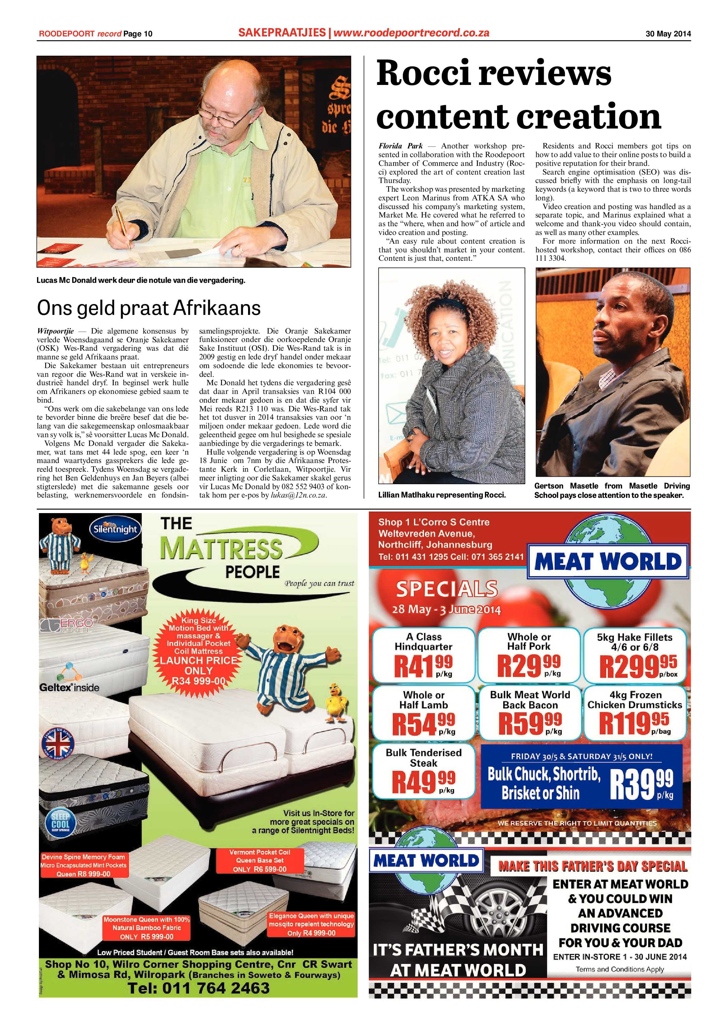 Roodepoort Record 30 May 2014 page 10