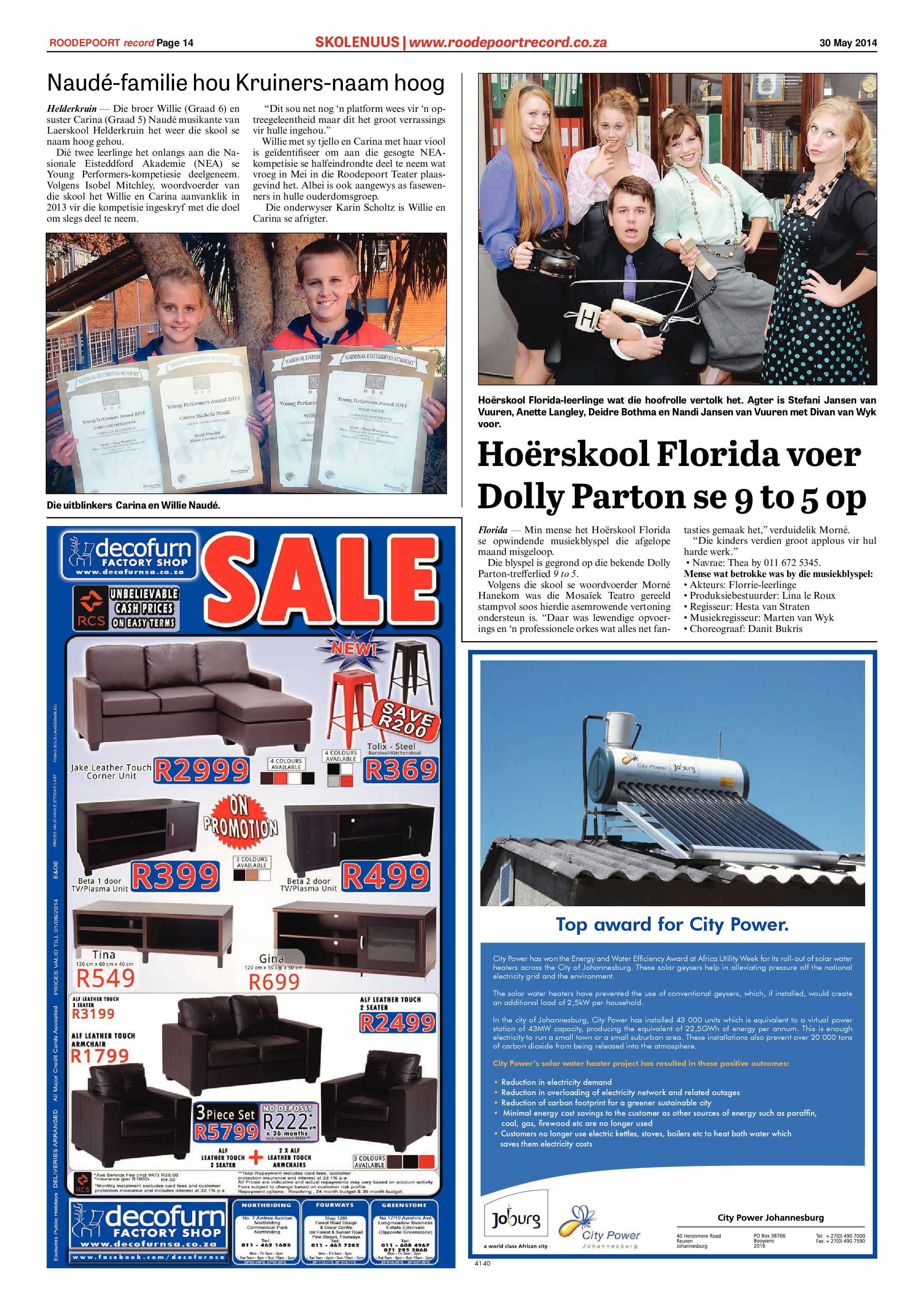 Roodepoort Record 30 May 2014 page 14