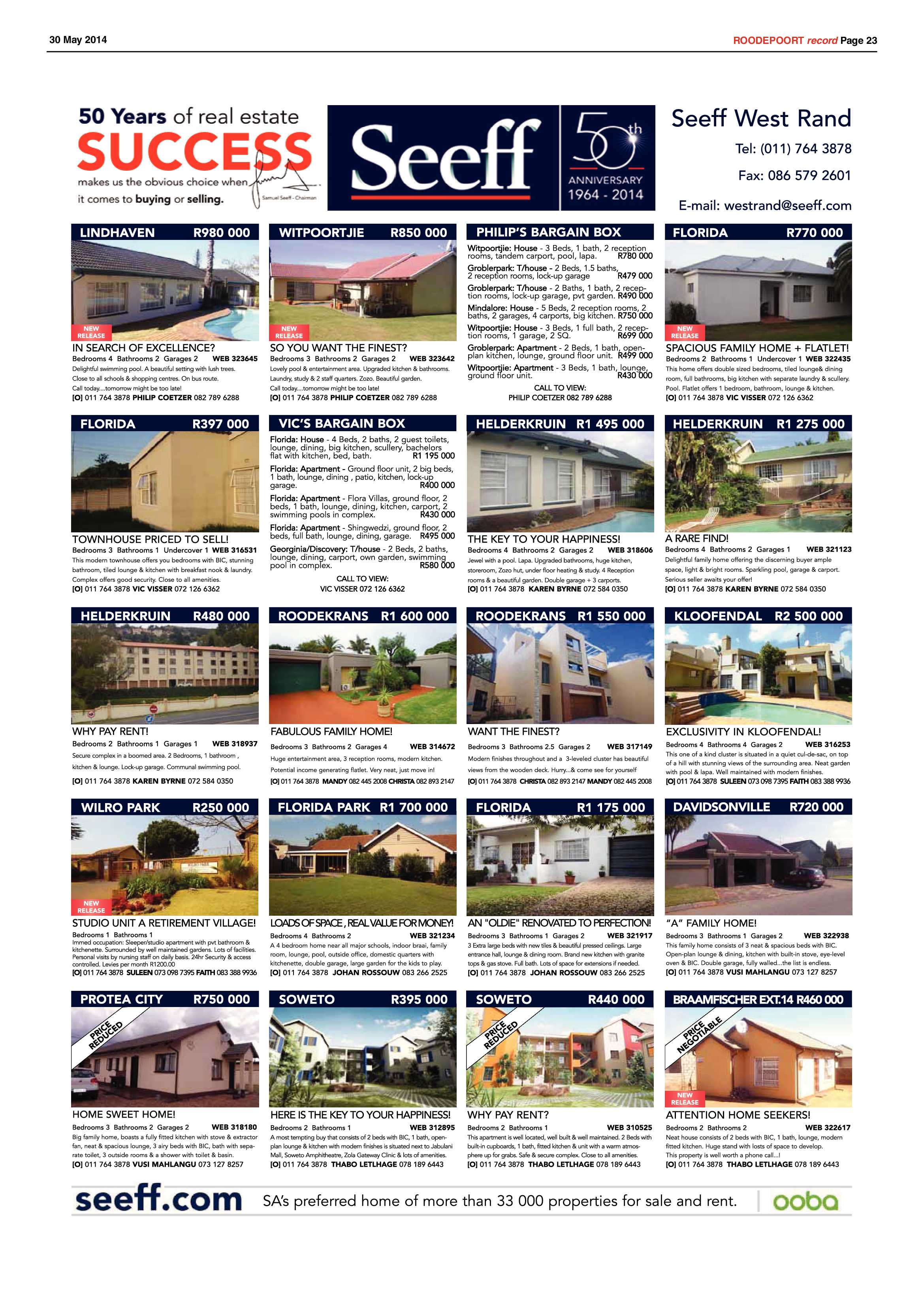 Roodepoort Record 30 May 2014 page 23