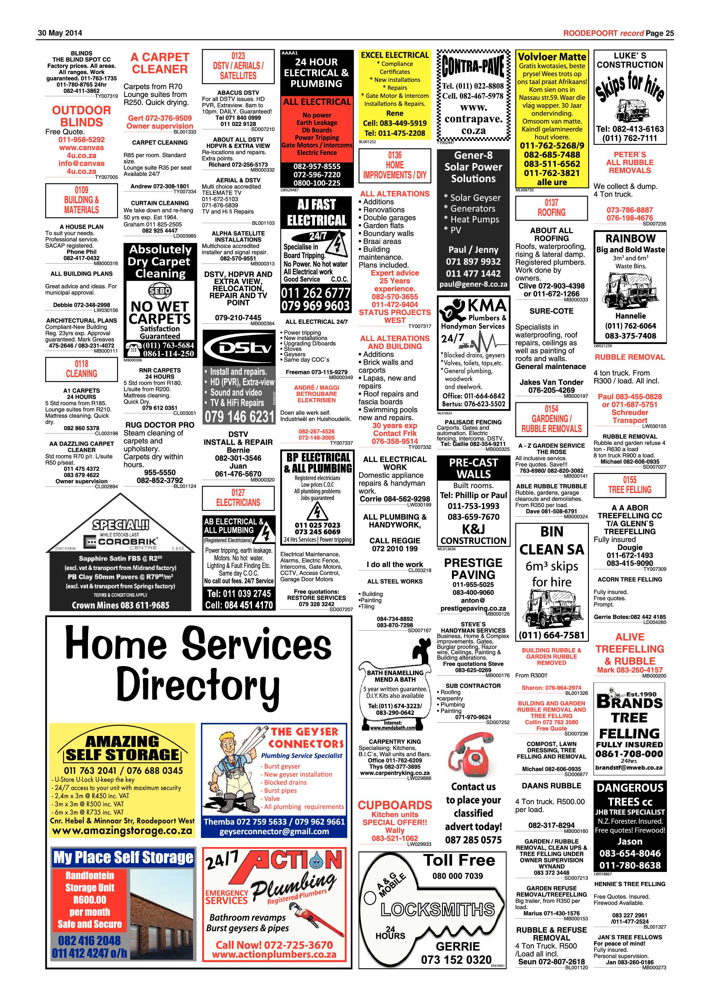 Roodepoort Record 30 May 2014 page 25