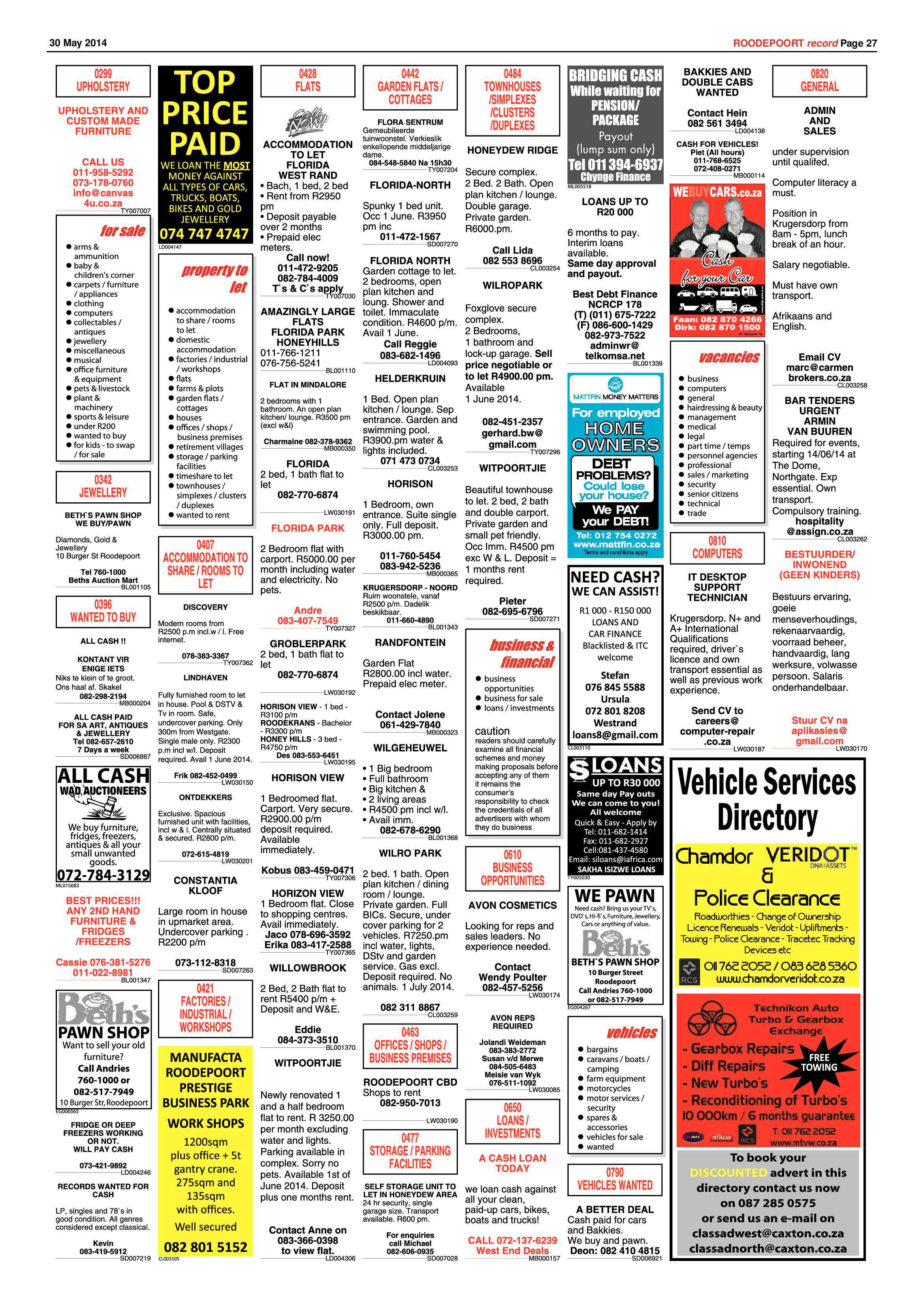 Roodepoort Record 30 May 2014 page 27