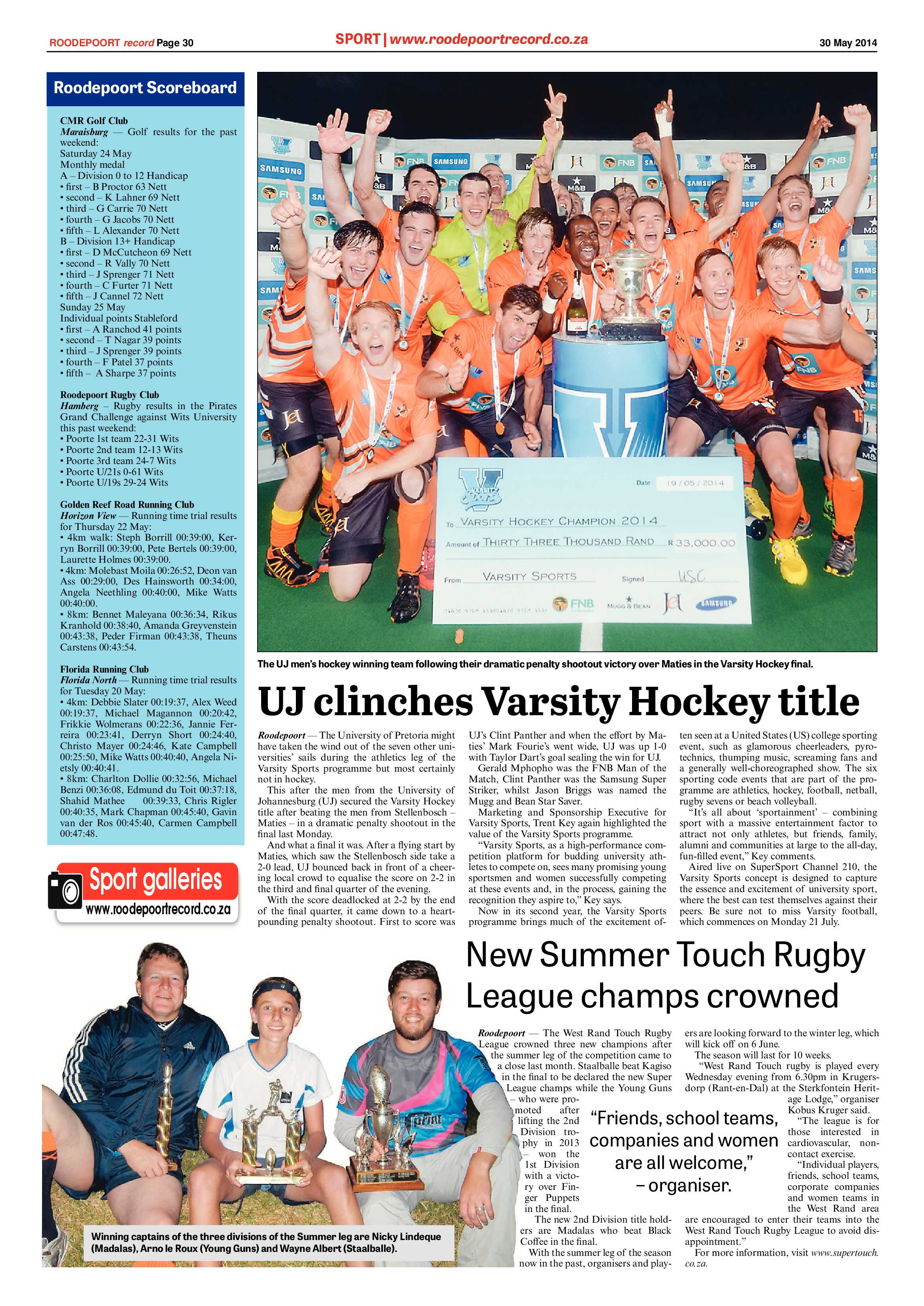 Roodepoort Record 30 May 2014 page 30