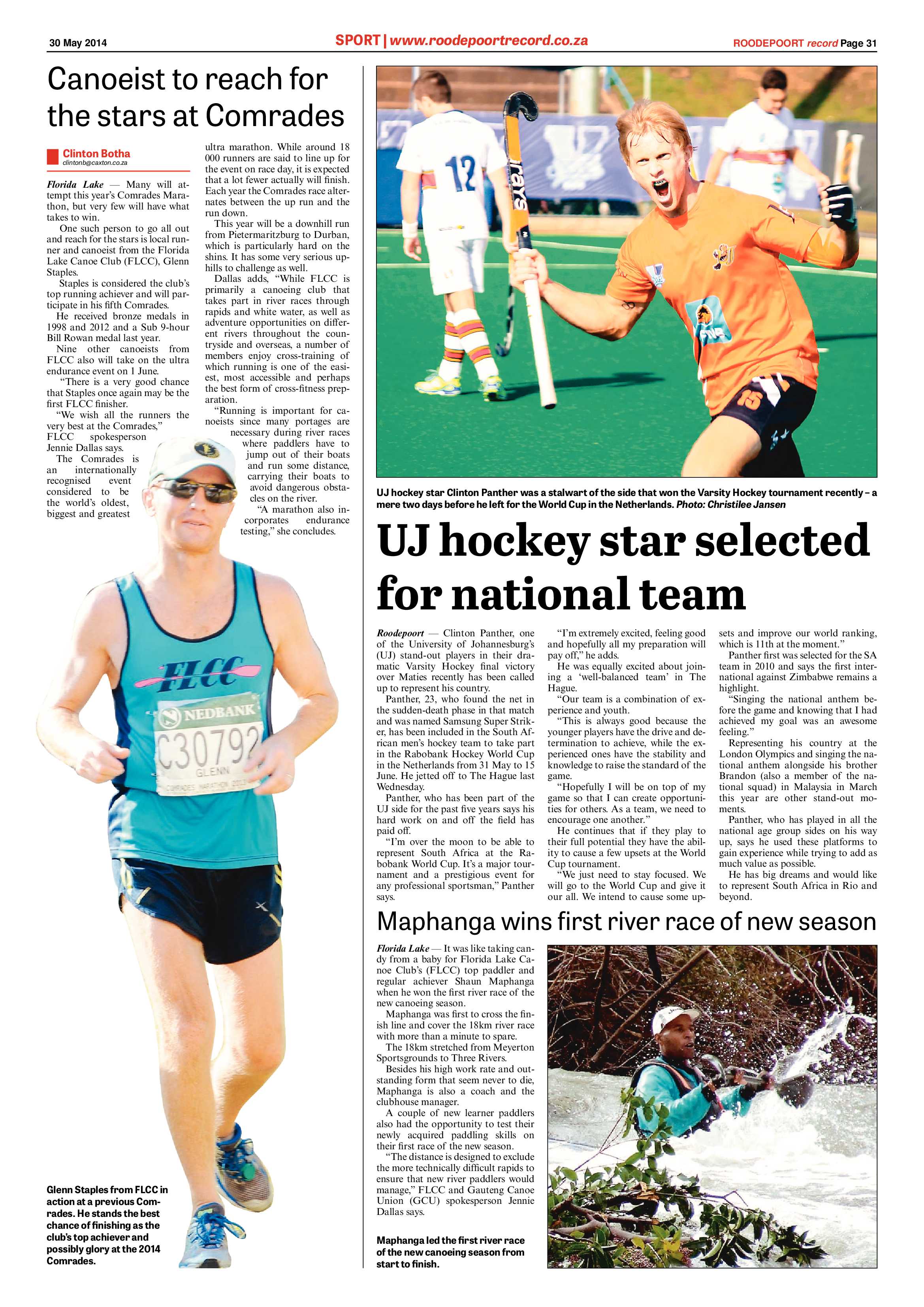Roodepoort Record 30 May 2014 page 31