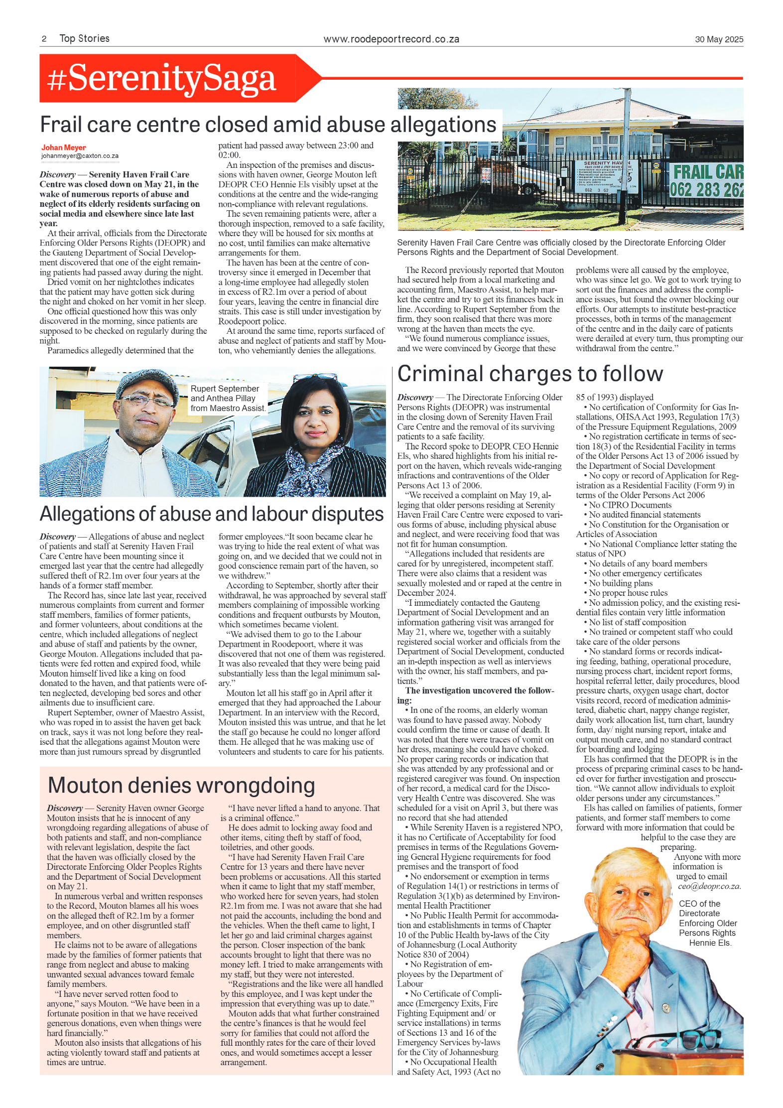 Roodepoort Record 30 May 2025 page 2