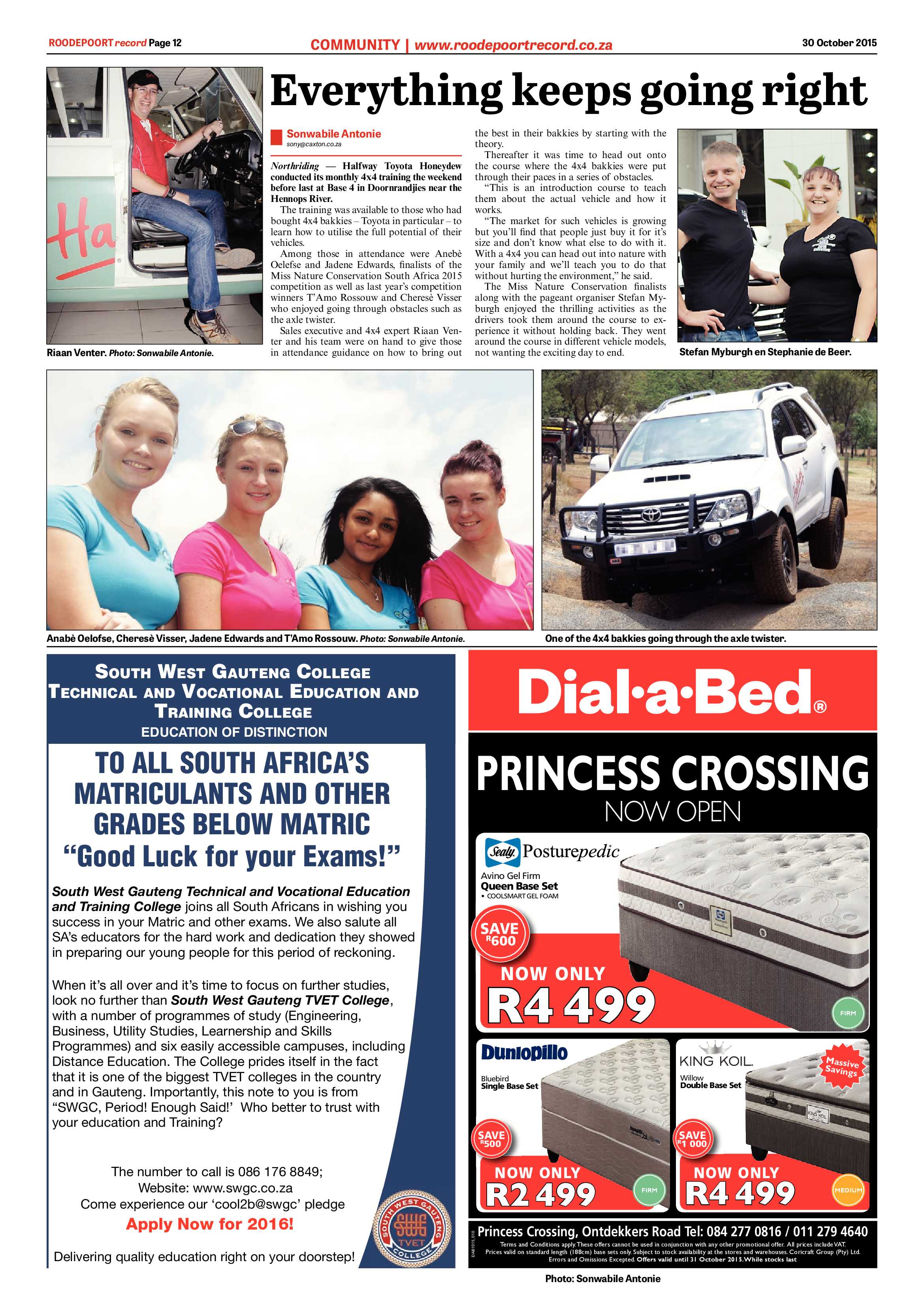 Roodepoort Record 30 October 2015 page 12