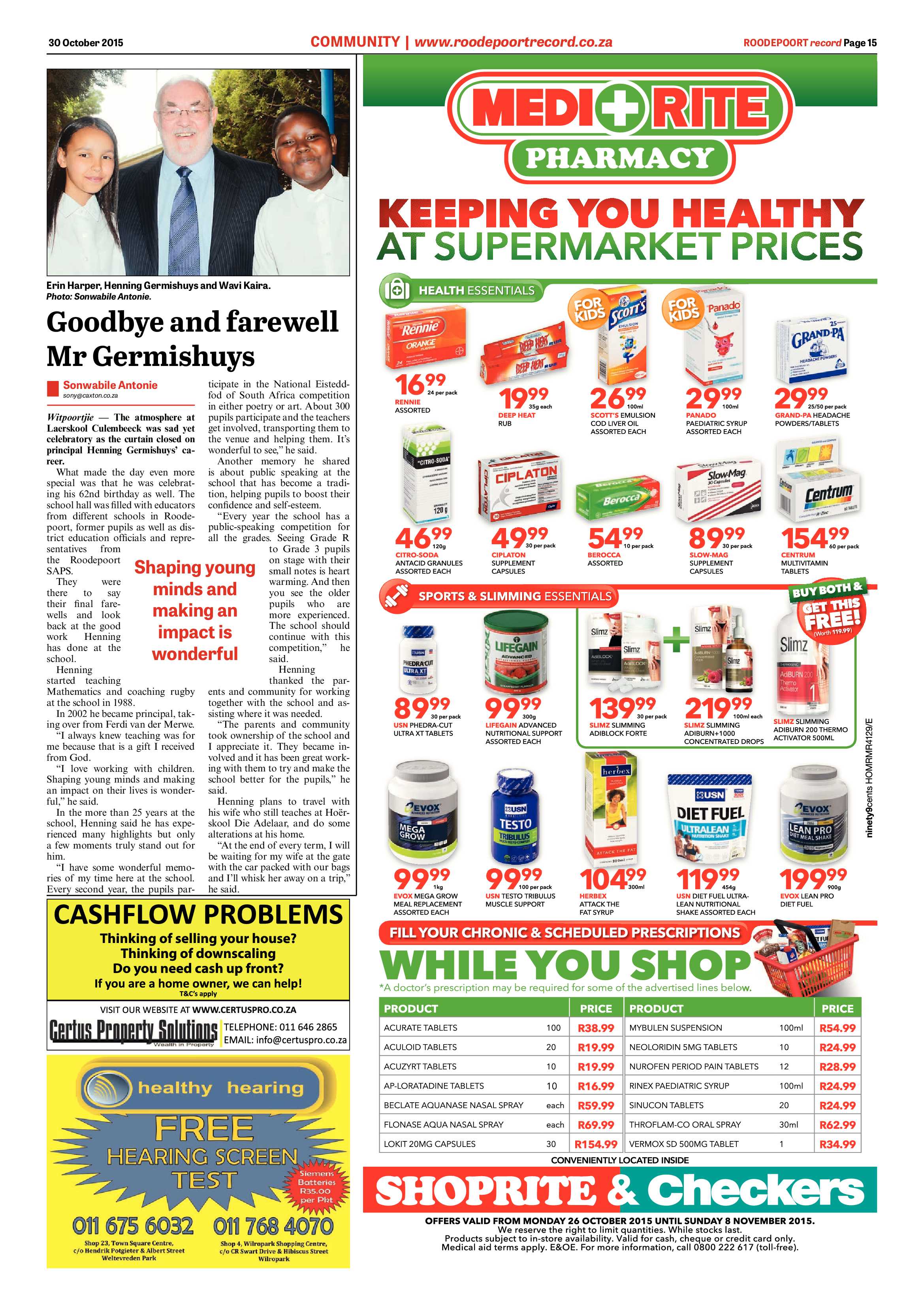 Roodepoort Record 30 October 2015 page 15