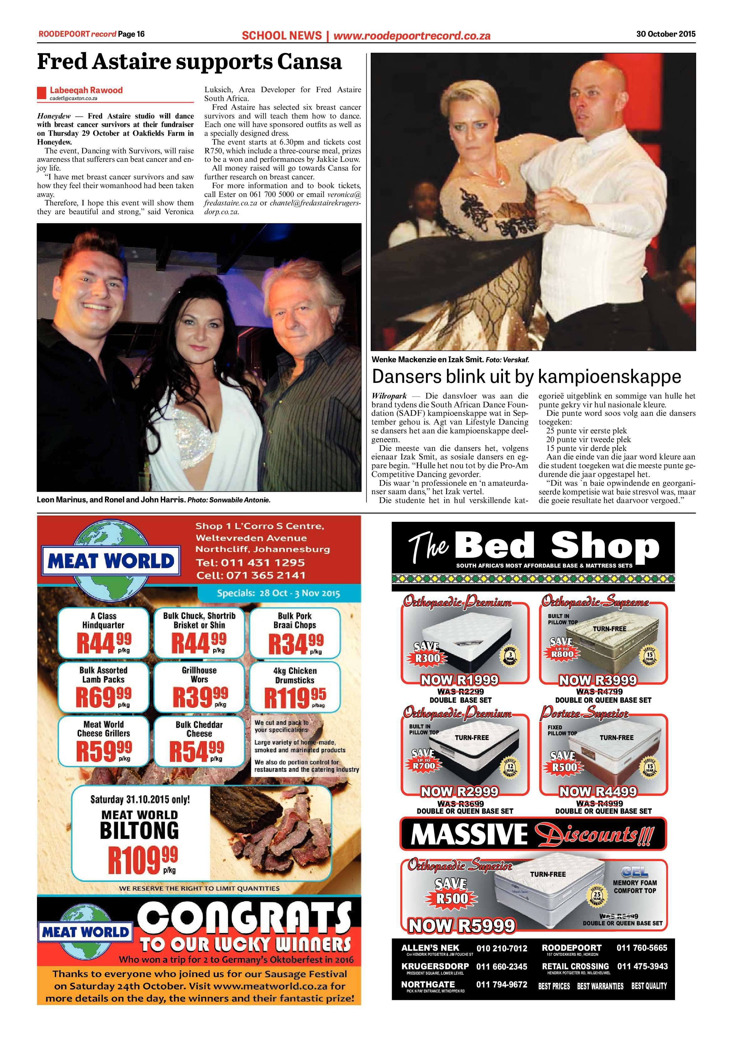 Roodepoort Record 30 October 2015 page 16