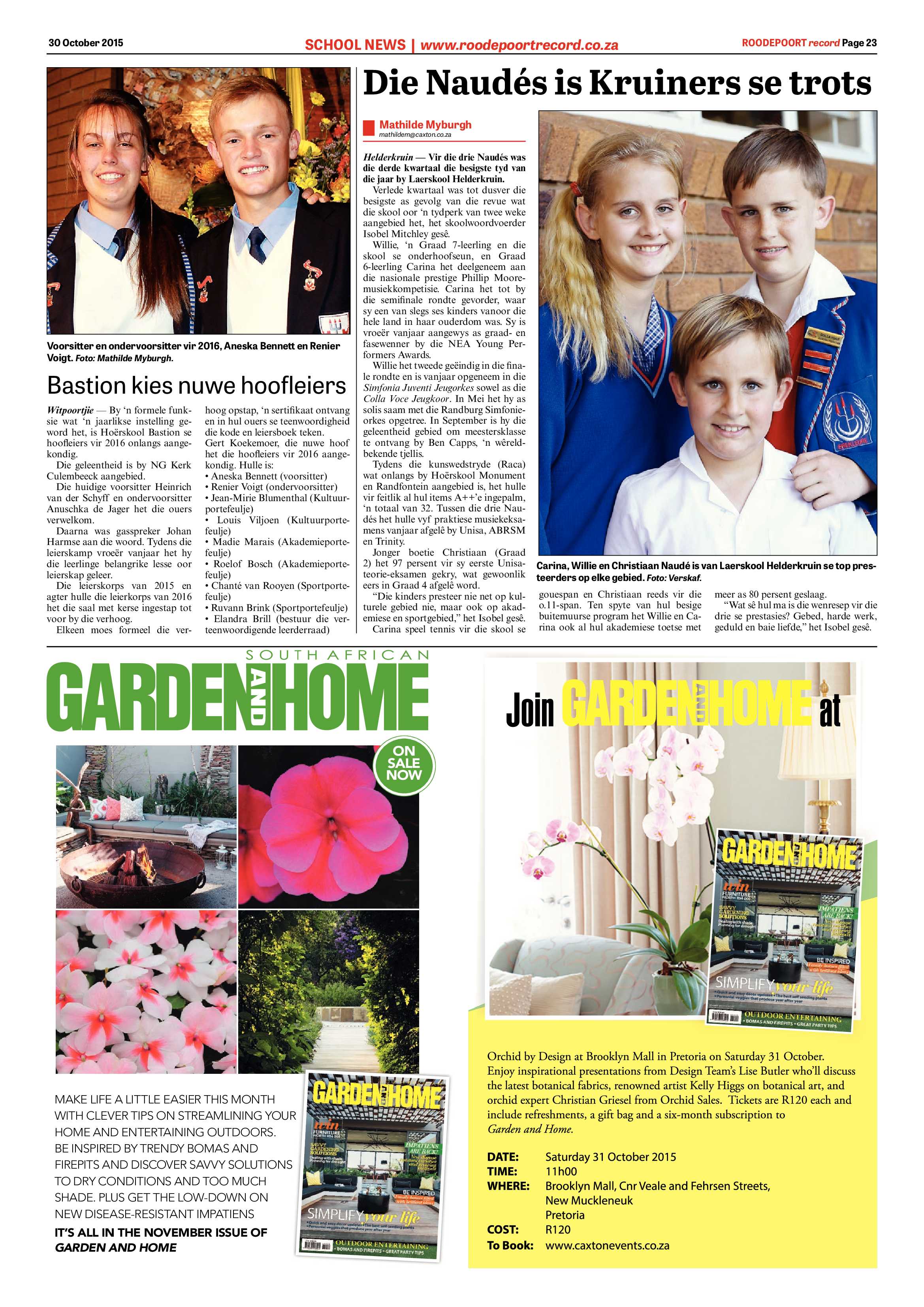 Roodepoort Record 30 October 2015 page 23