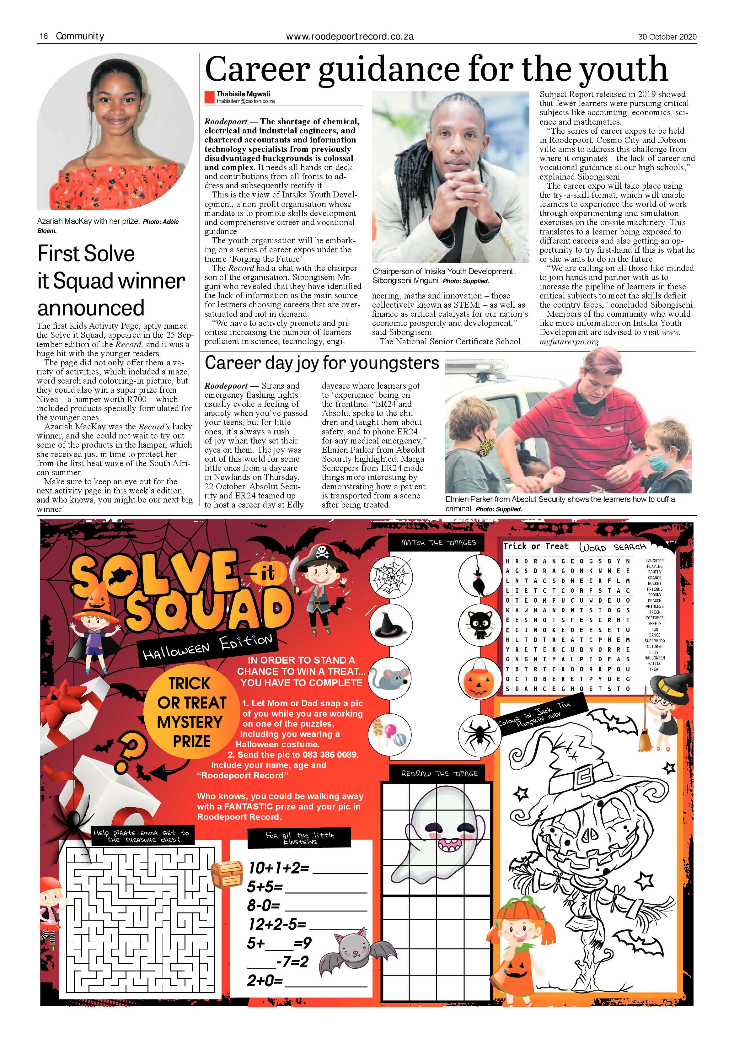 Roodepoort Record 30 October 2020 page 16