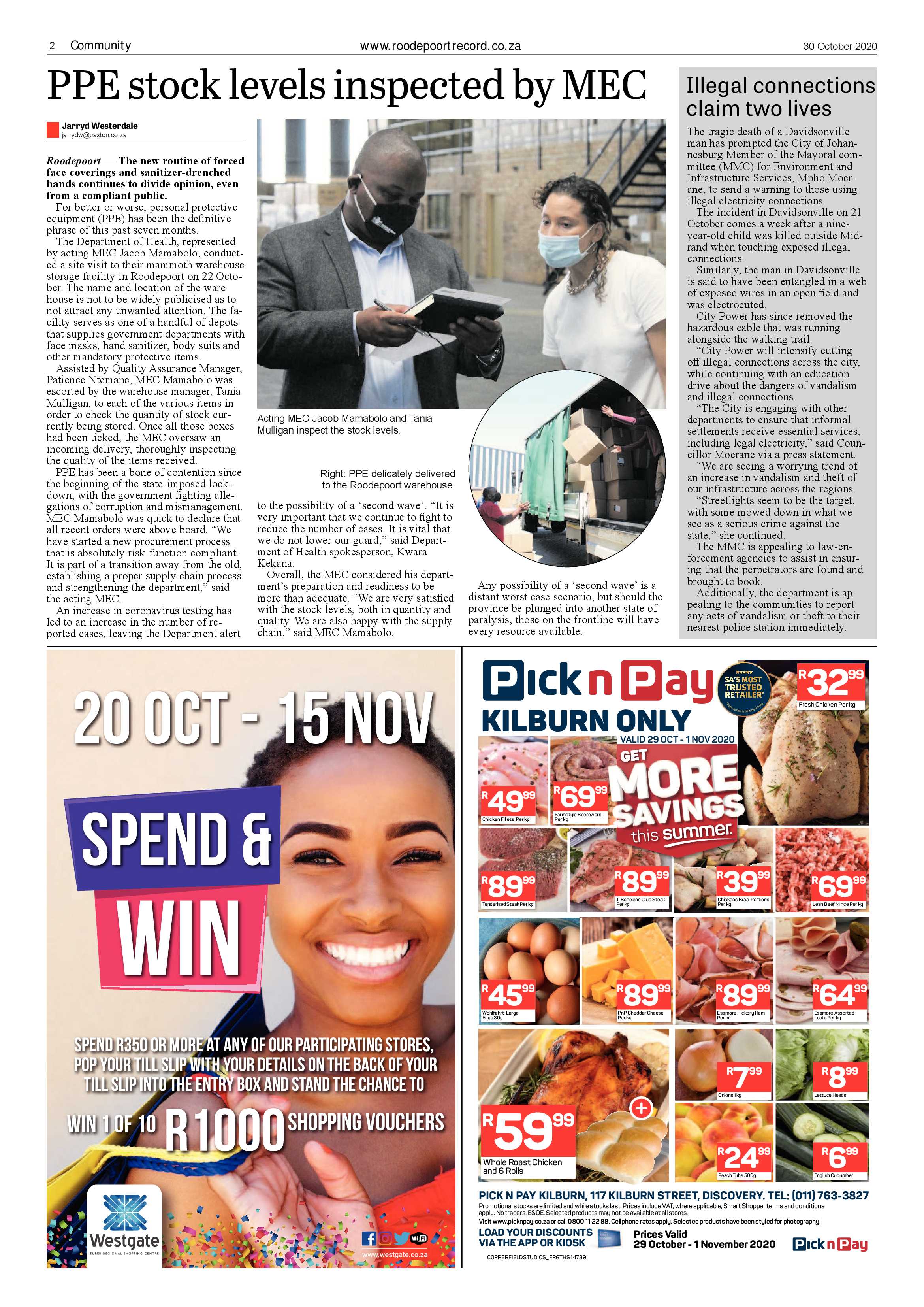 Roodepoort Record 30 October 2020 page 2
