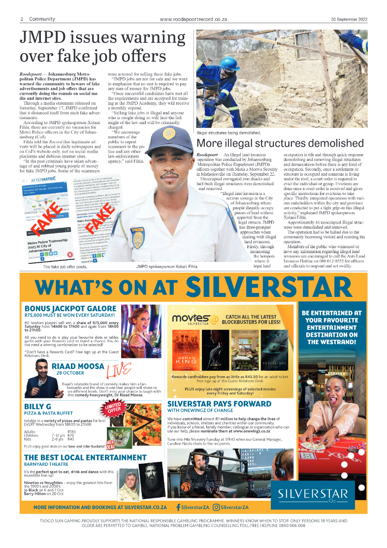 Roodepoort Record 30 September 2022 page 2