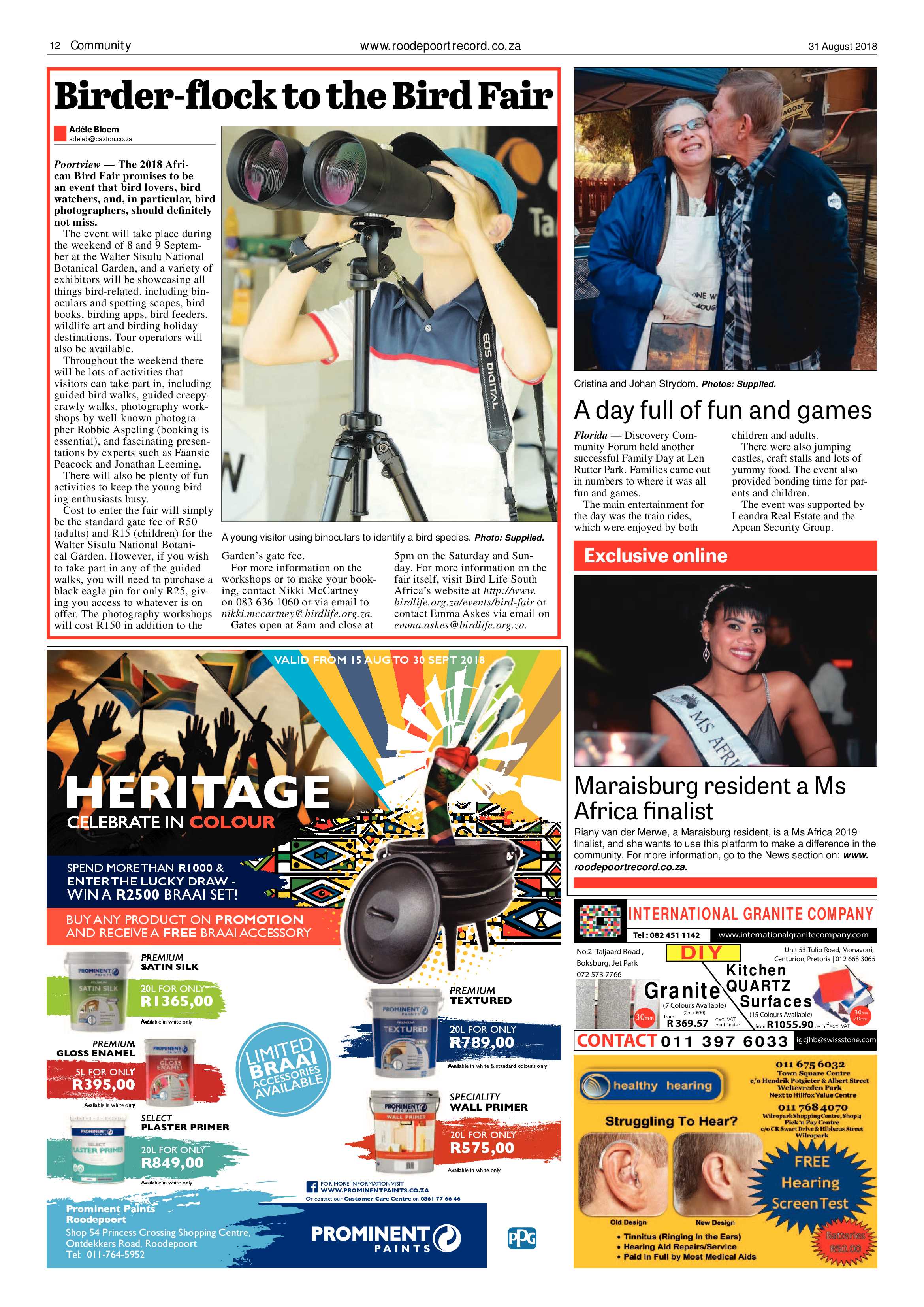 Roodepoort Record 31 August 2018 page 12