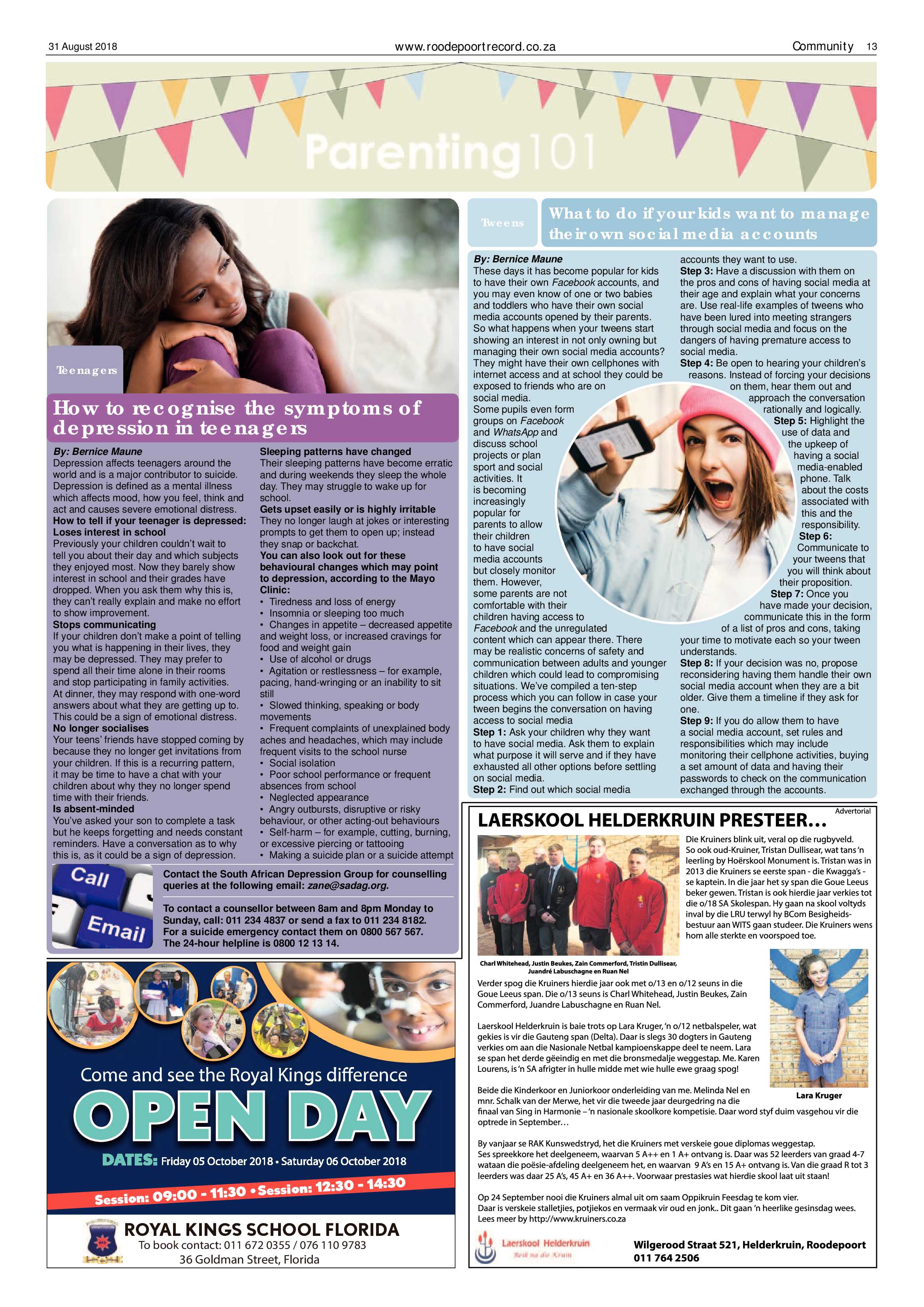 Roodepoort Record 31 August 2018 page 13