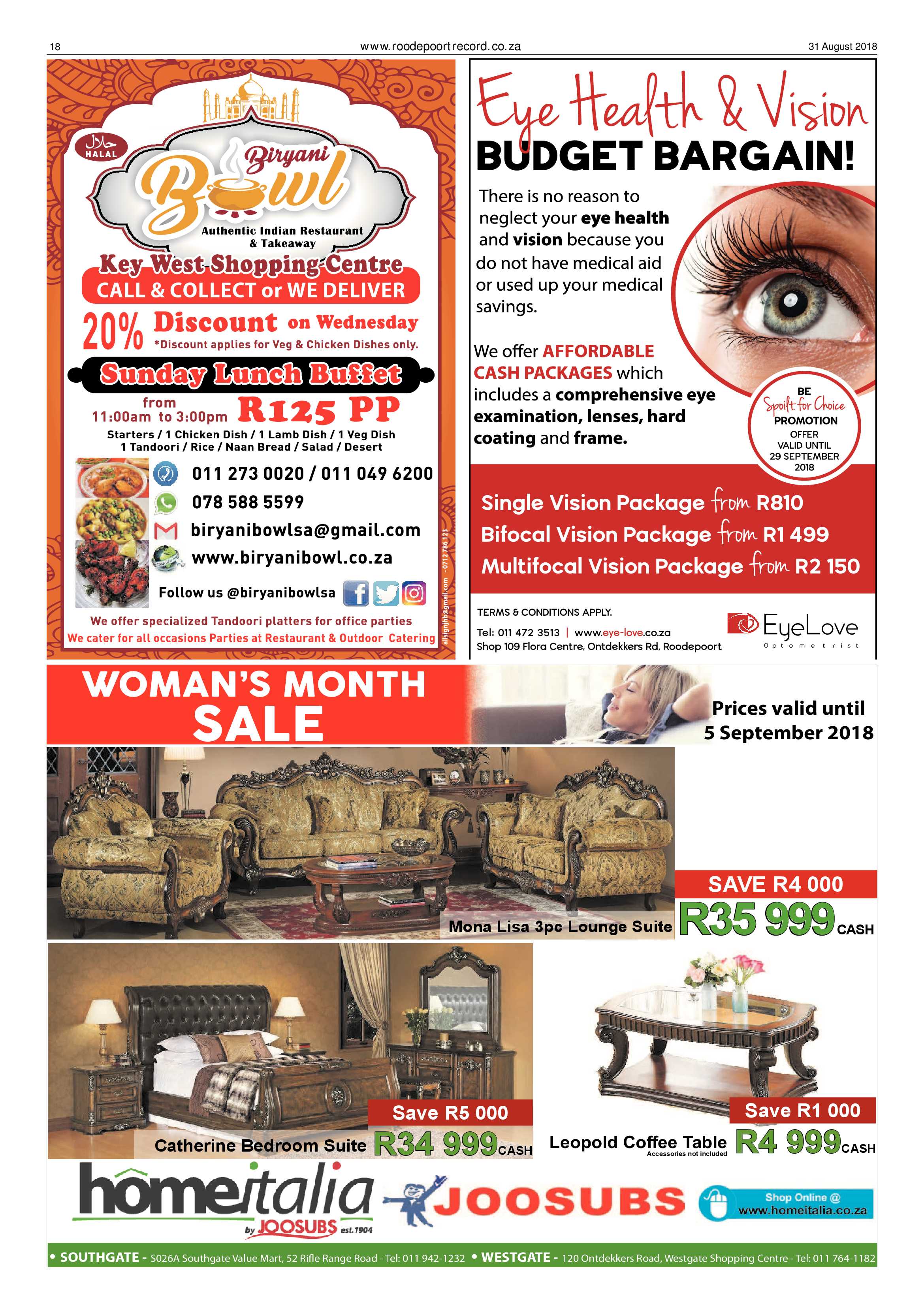 Roodepoort Record 31 August 2018 page 18