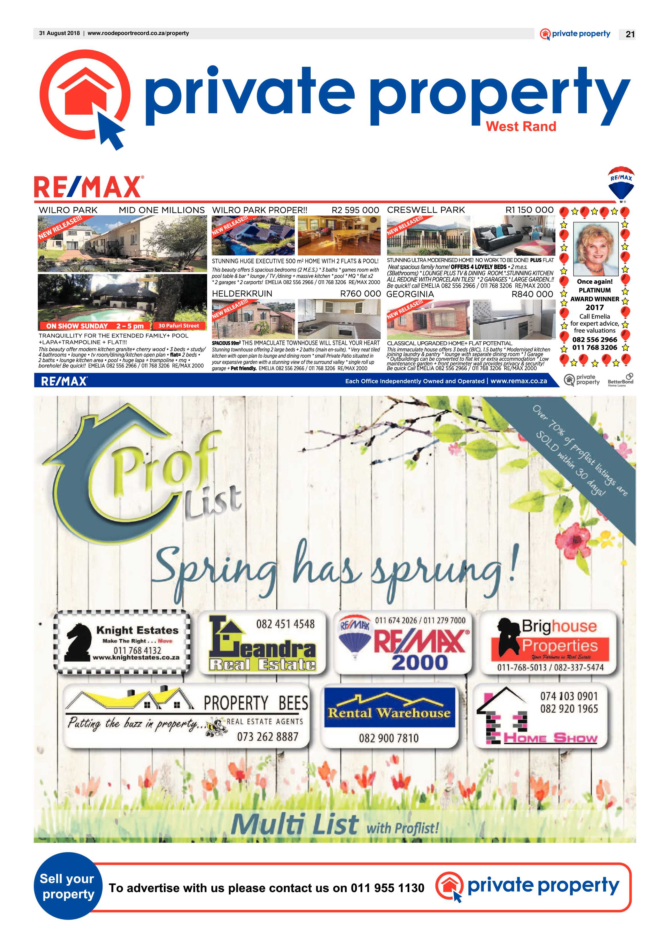 Roodepoort Record 31 August 2018 page 21